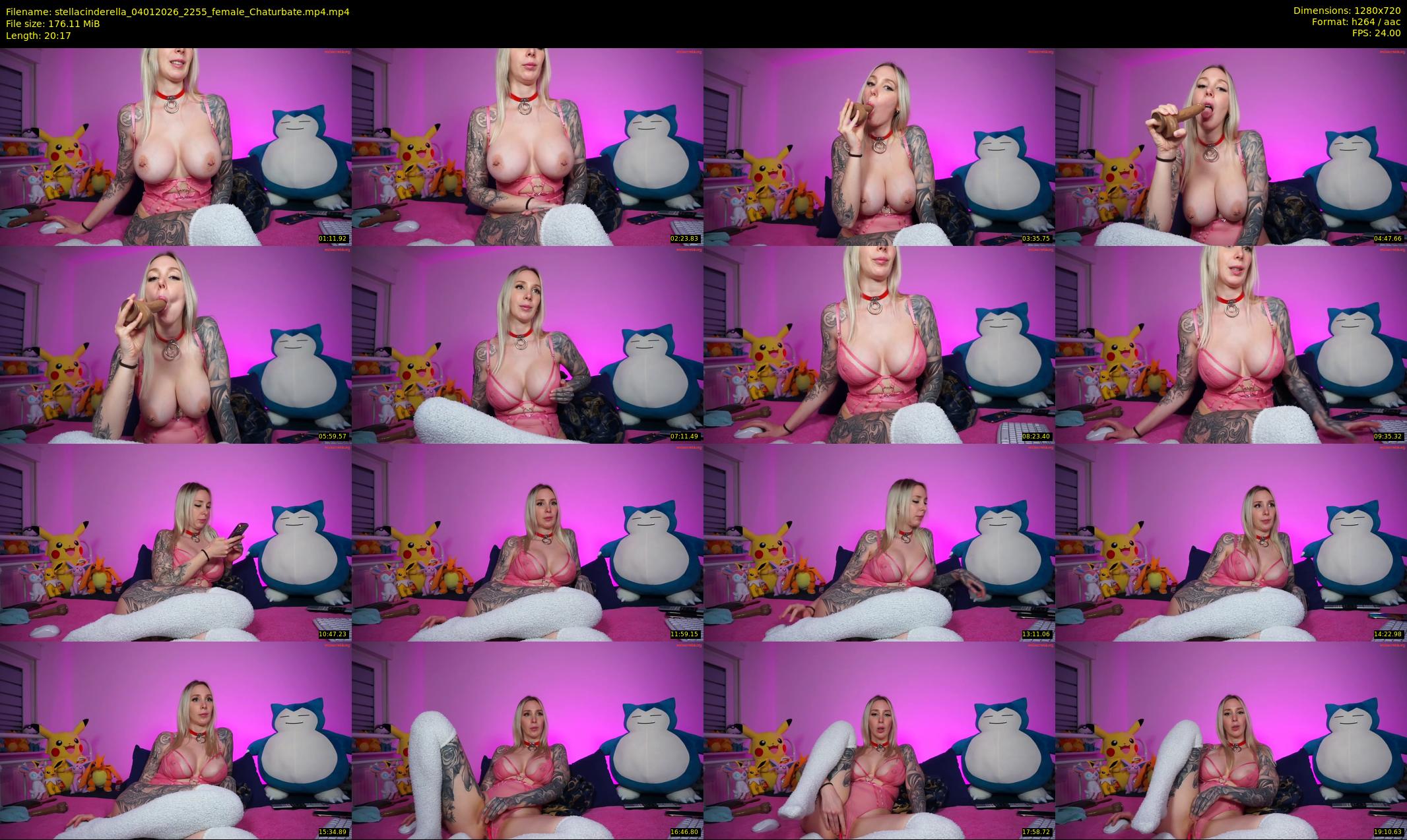 stellacinderella — 21 minute Chaturbate female cam show recording, 720p, Jan 4, 2026