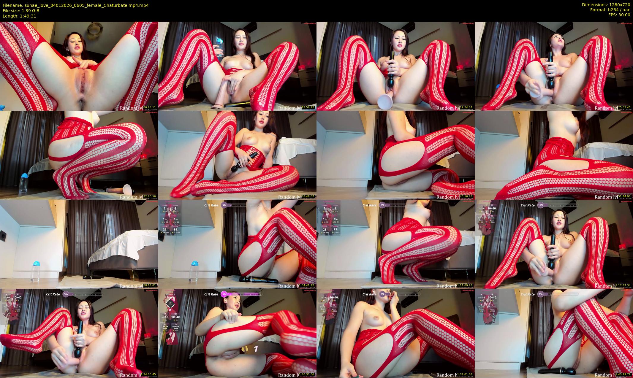 sunae_love — 110 minute Chaturbate female cam show recording, 720p, Jan 4, 2026
