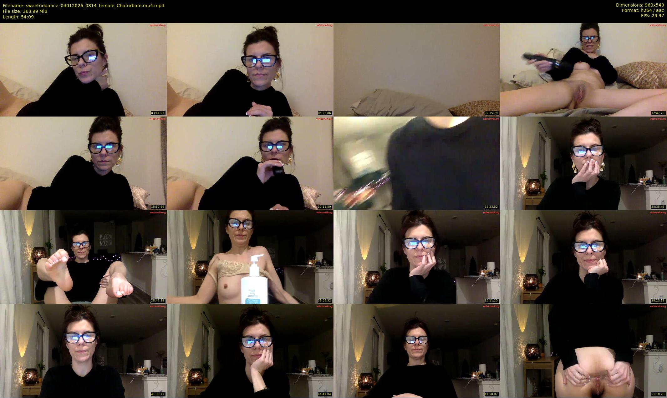 sweetriddance — 55 minute Chaturbate female cam show recording, 480p, Jan 4, 2026