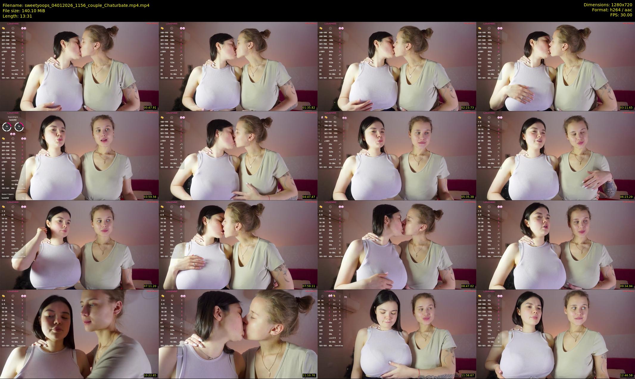 sweetyoops — 14 minute Chaturbate female cam show recording, 720p, Jan 4, 2026