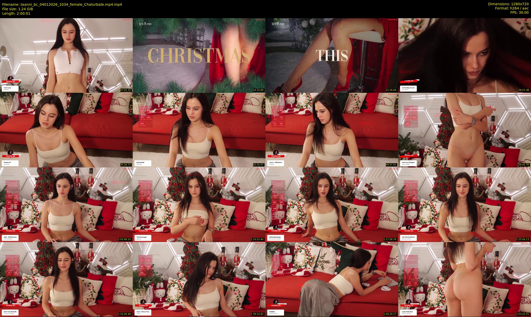 taanni_bc — 121 minute Chaturbate female cam show recording, 720p, Jan 4, 2026