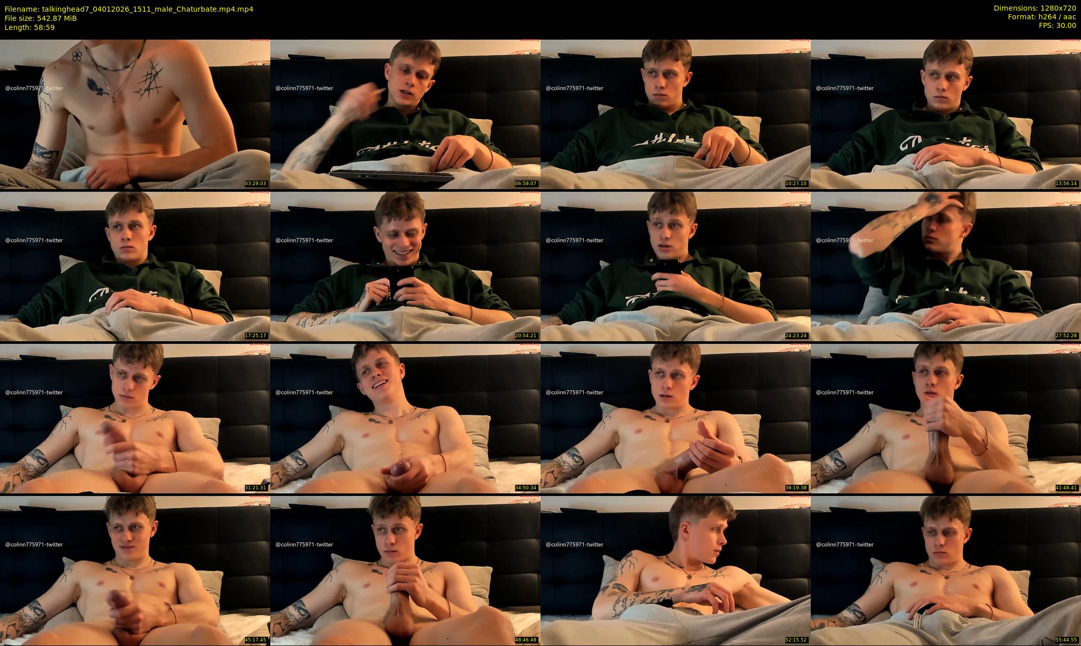 talkinghead7 — 59 minute Chaturbate male cam show recording, 720p, Jan 4, 2026