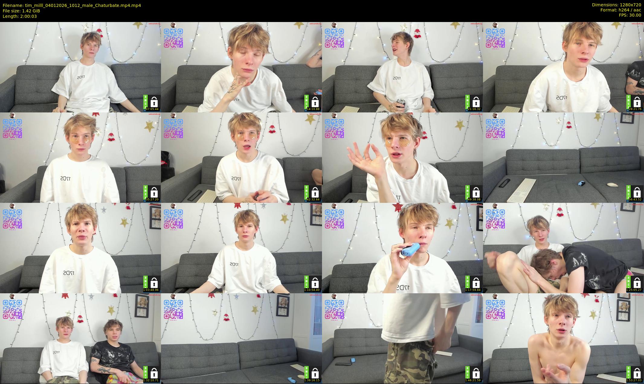 tim_milll — 121 minute Chaturbate male cam show recording, 720p, Jan 4, 2026
