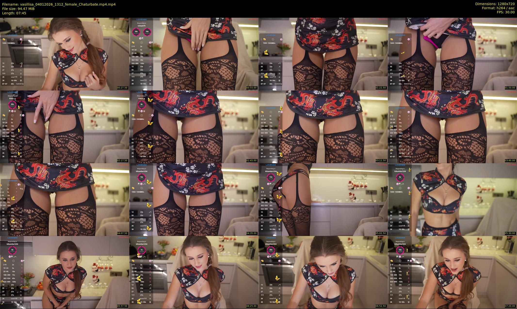 vasillisa — 8 minute Chaturbate female cam show recording, 720p, Jan 4, 2026