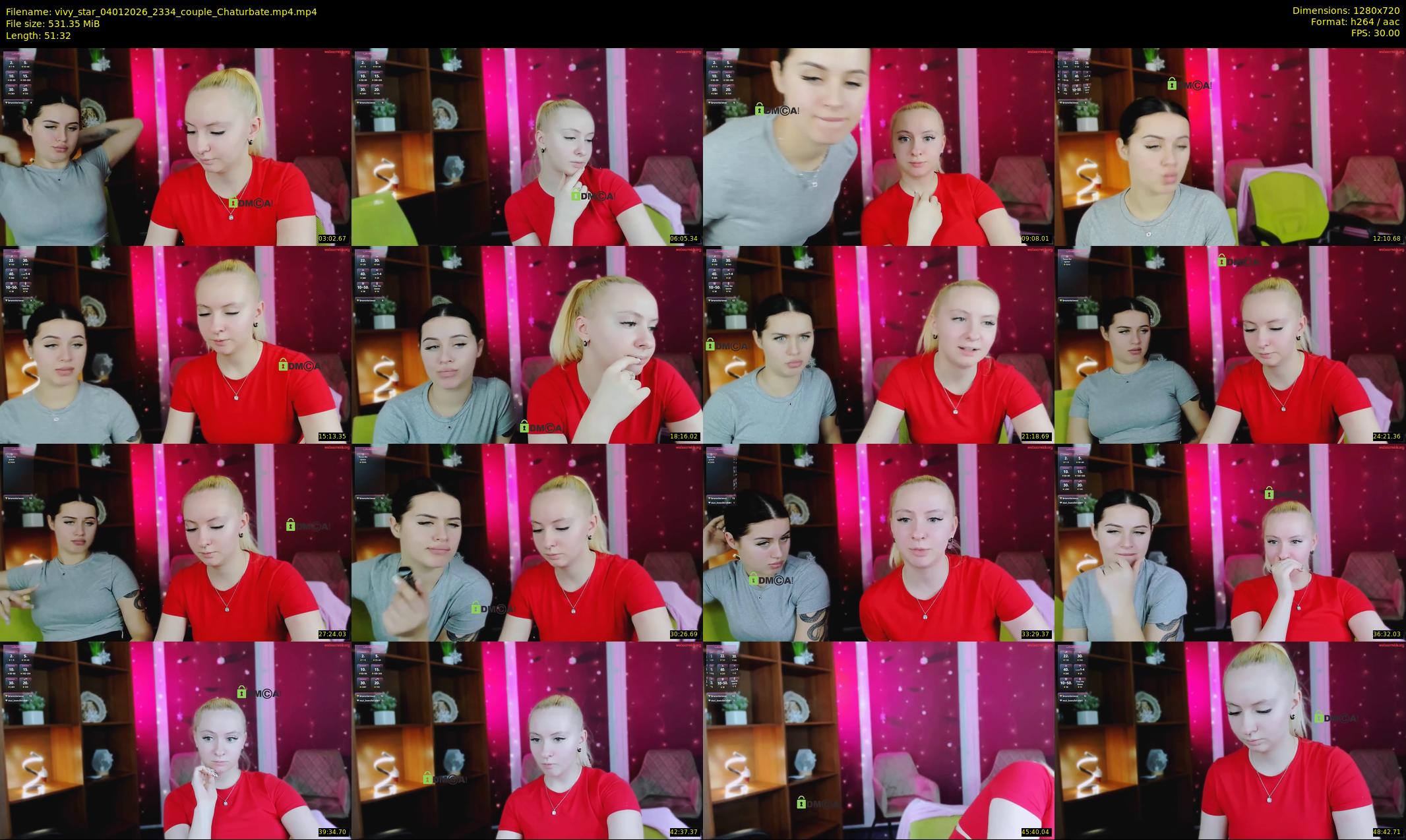 vivy_star — 52 minute Chaturbate couple cam show recording, 720p, Jan 4, 2026