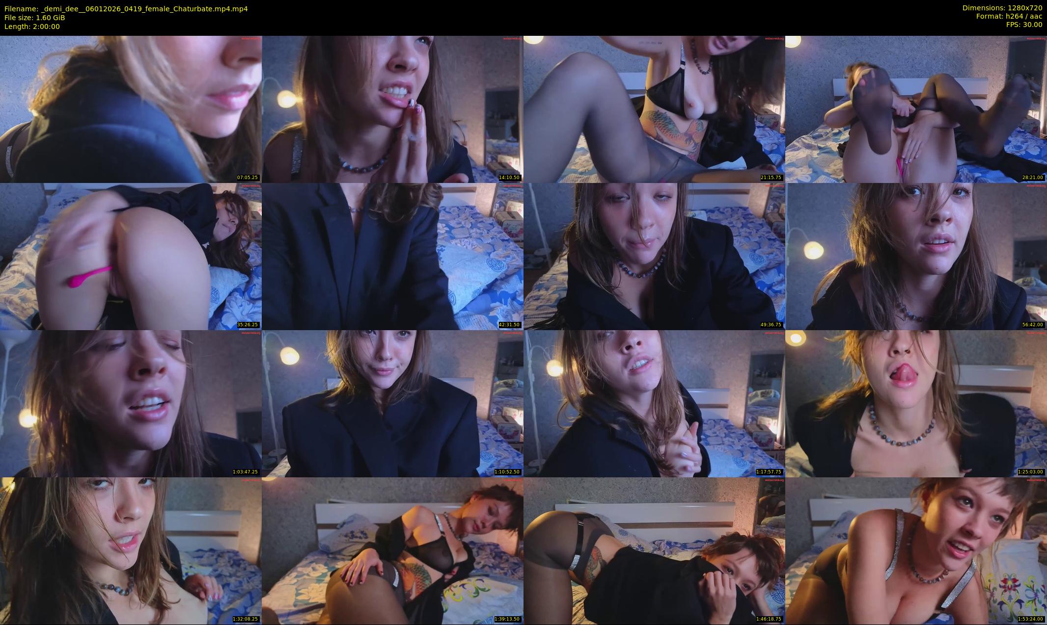 _demi_dee_ — 120 minute Chaturbate female cam show recording, 720p, Jan 6, 2026