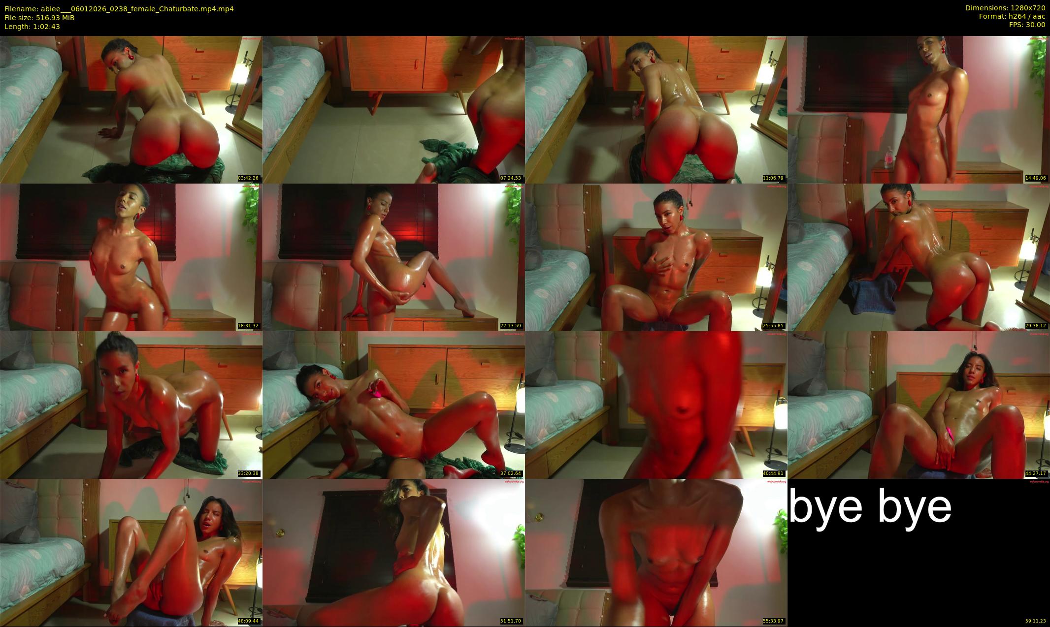abiee__ — 63 minute Chaturbate female cam show recording, 720p, Jan 6, 2026