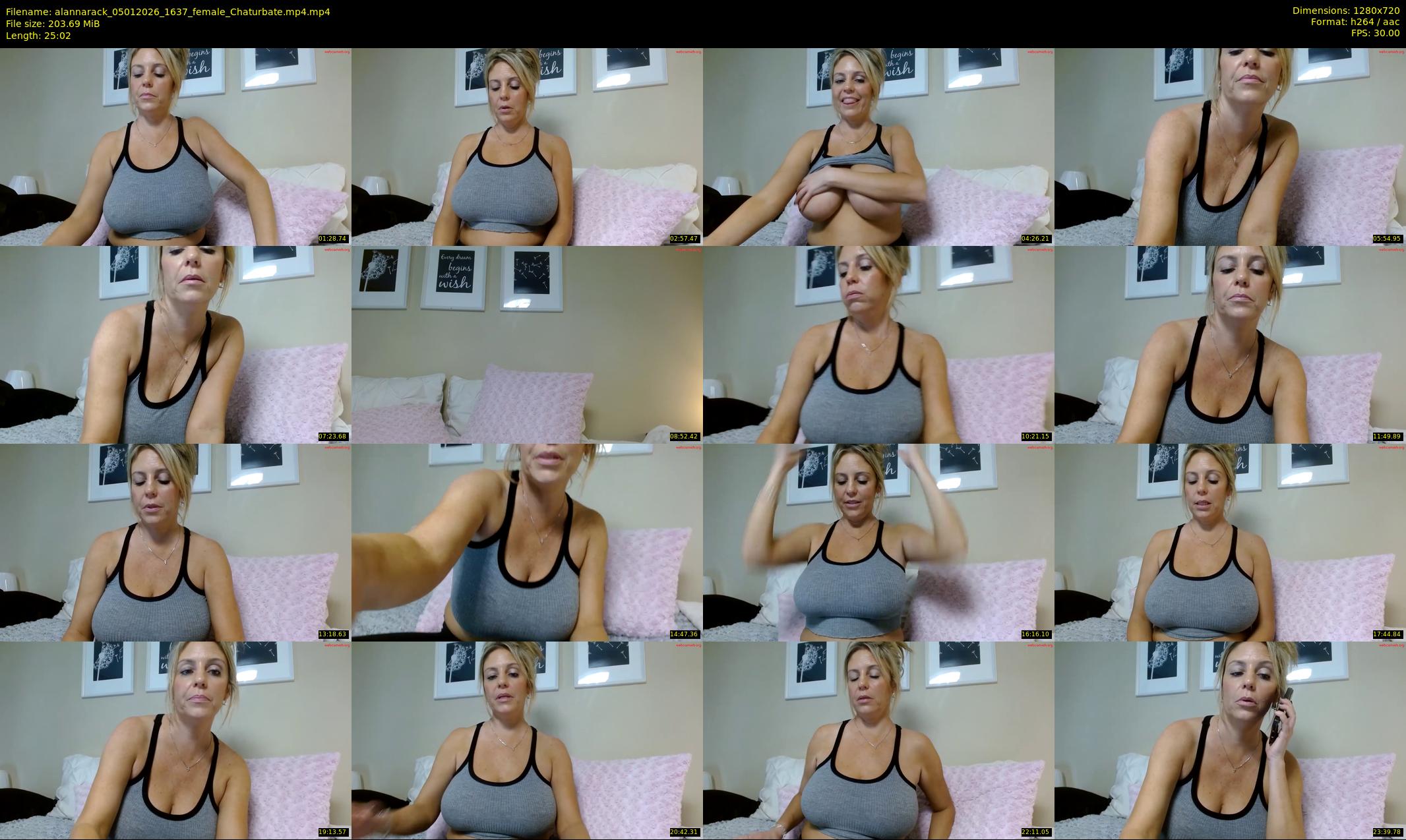 alannarack — 26 minute Chaturbate female cam show recording, 720p, Jan 5, 2026