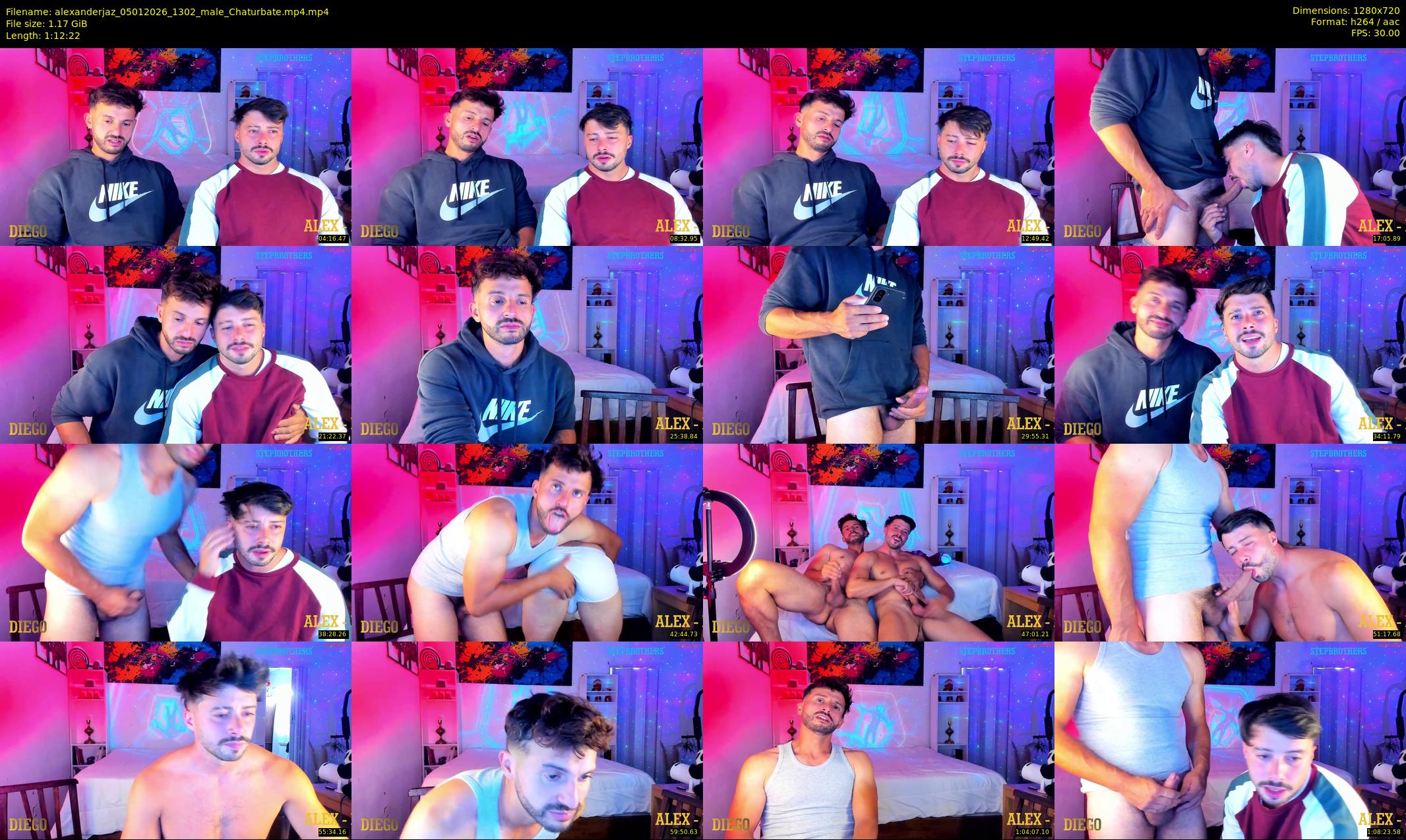 alexanderjaz — 73 minute Chaturbate male cam show recording, 720p, Jan 5, 2026