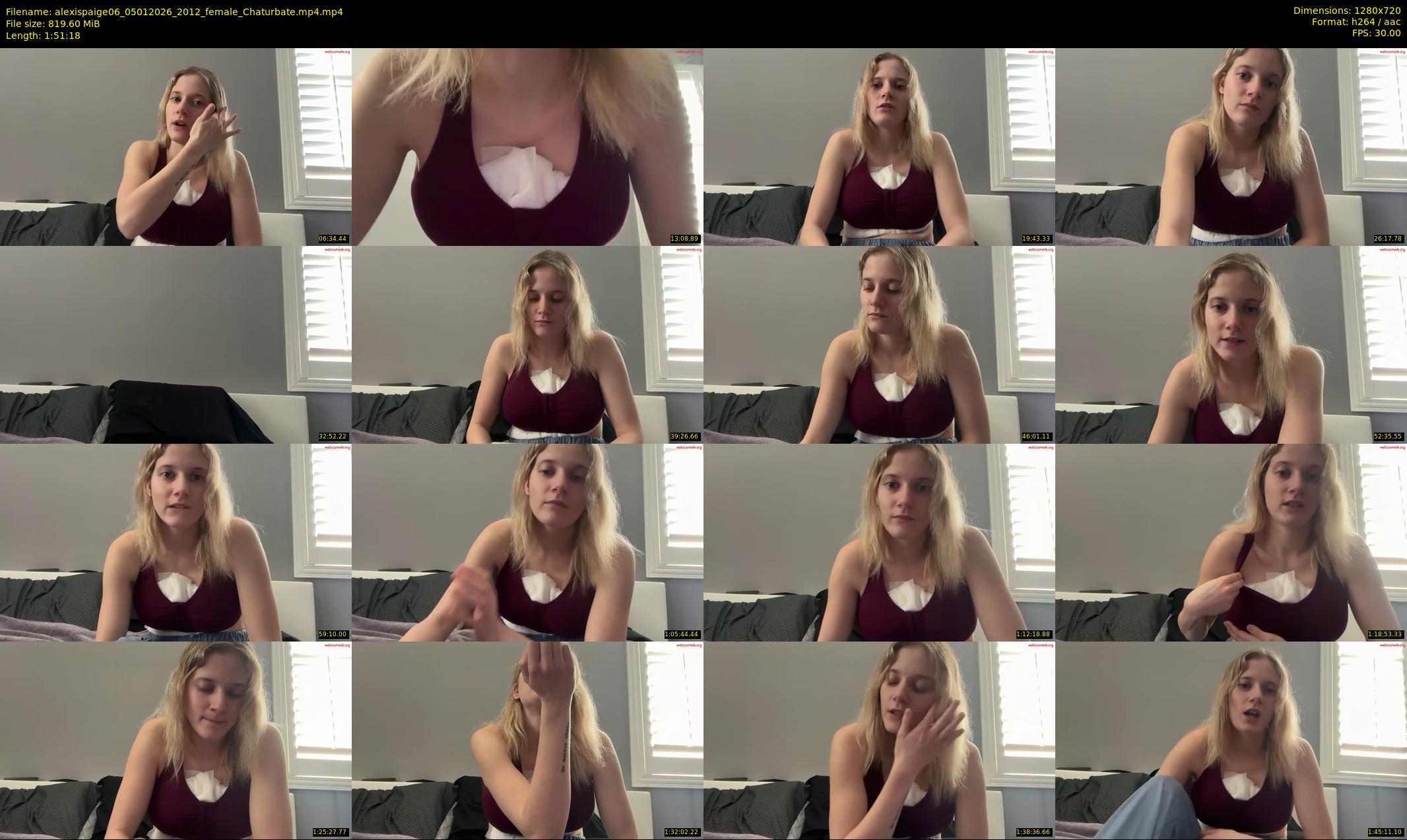 alexispaige06 — 112 minute Chaturbate female cam show recording, 720p, Jan 5, 2026