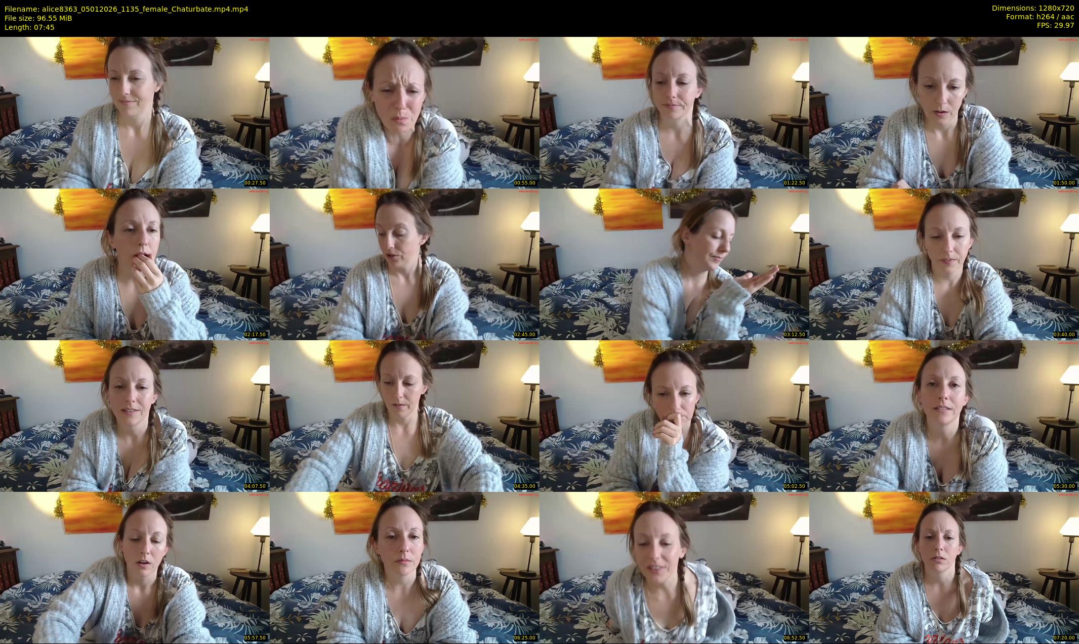 alice8363 — 8 minute Chaturbate female cam show recording, 720p, Jan 5, 2026