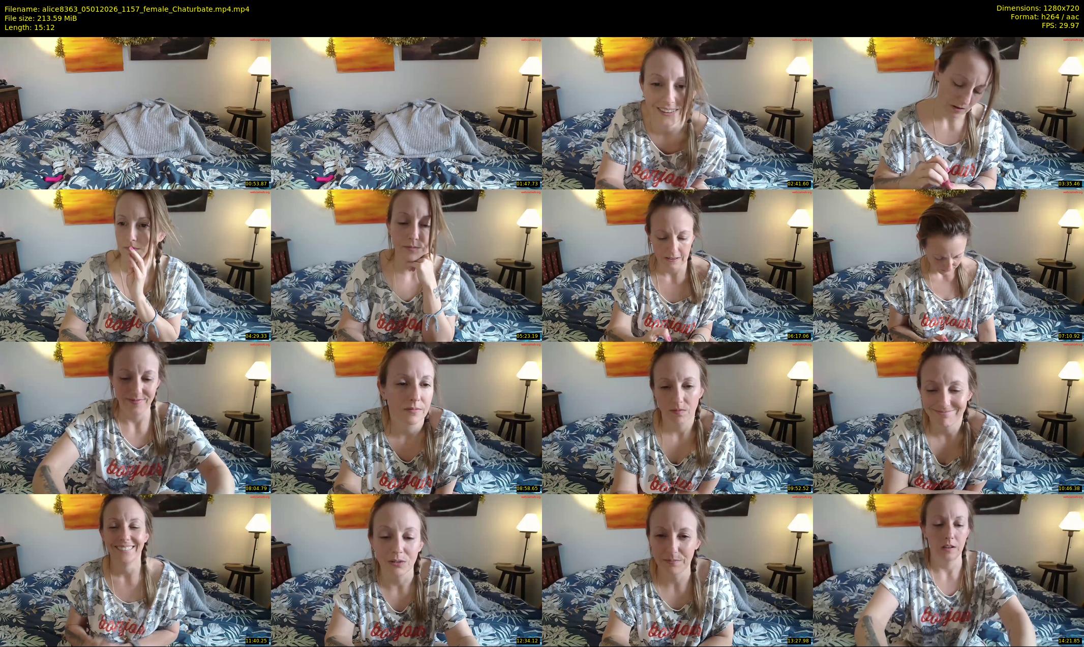 alice8363 — 16 minute Chaturbate female cam show recording, 720p, Jan 5, 2026