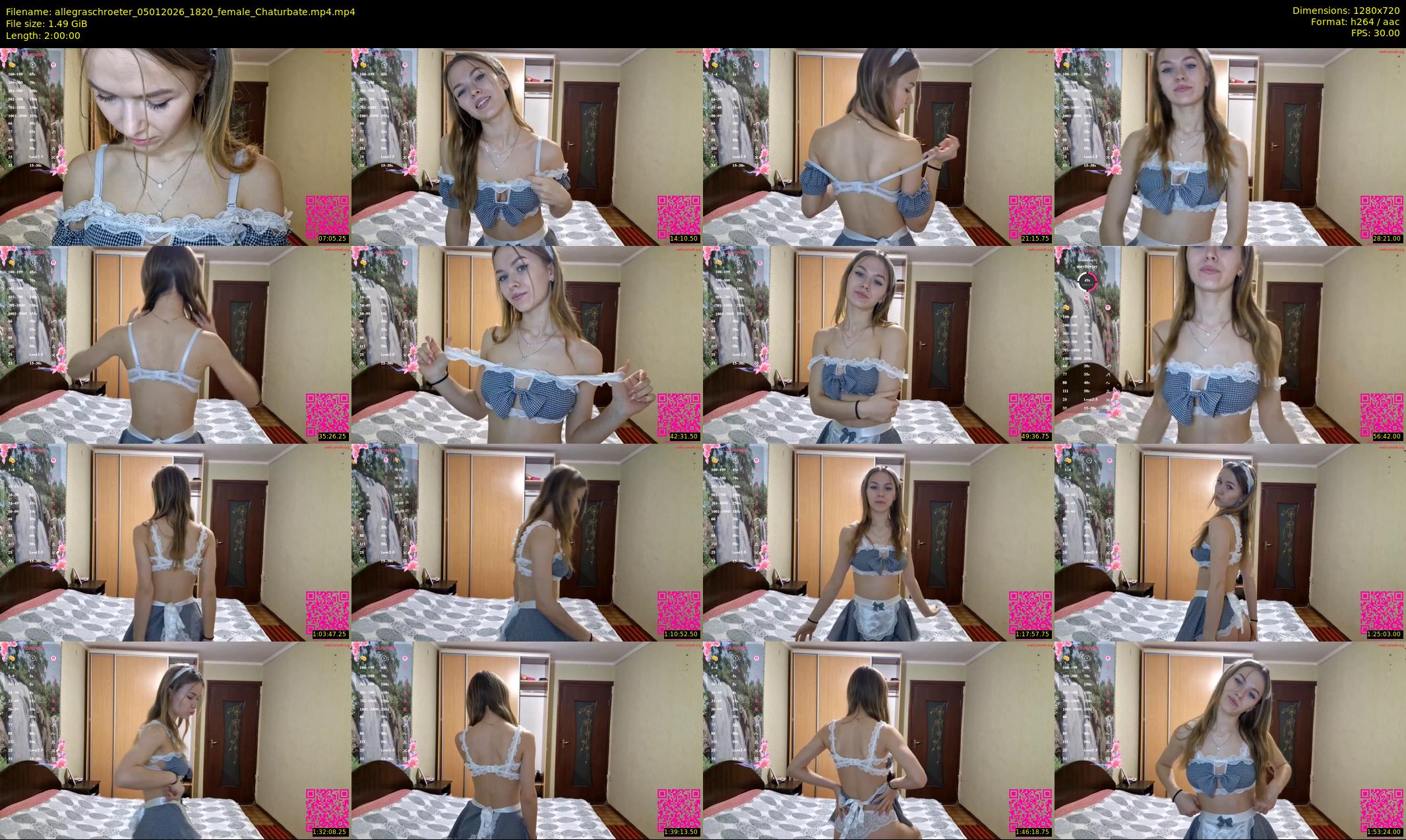 allegraschroeter — 120 minute Chaturbate female cam show recording, 720p, Jan 5, 2026