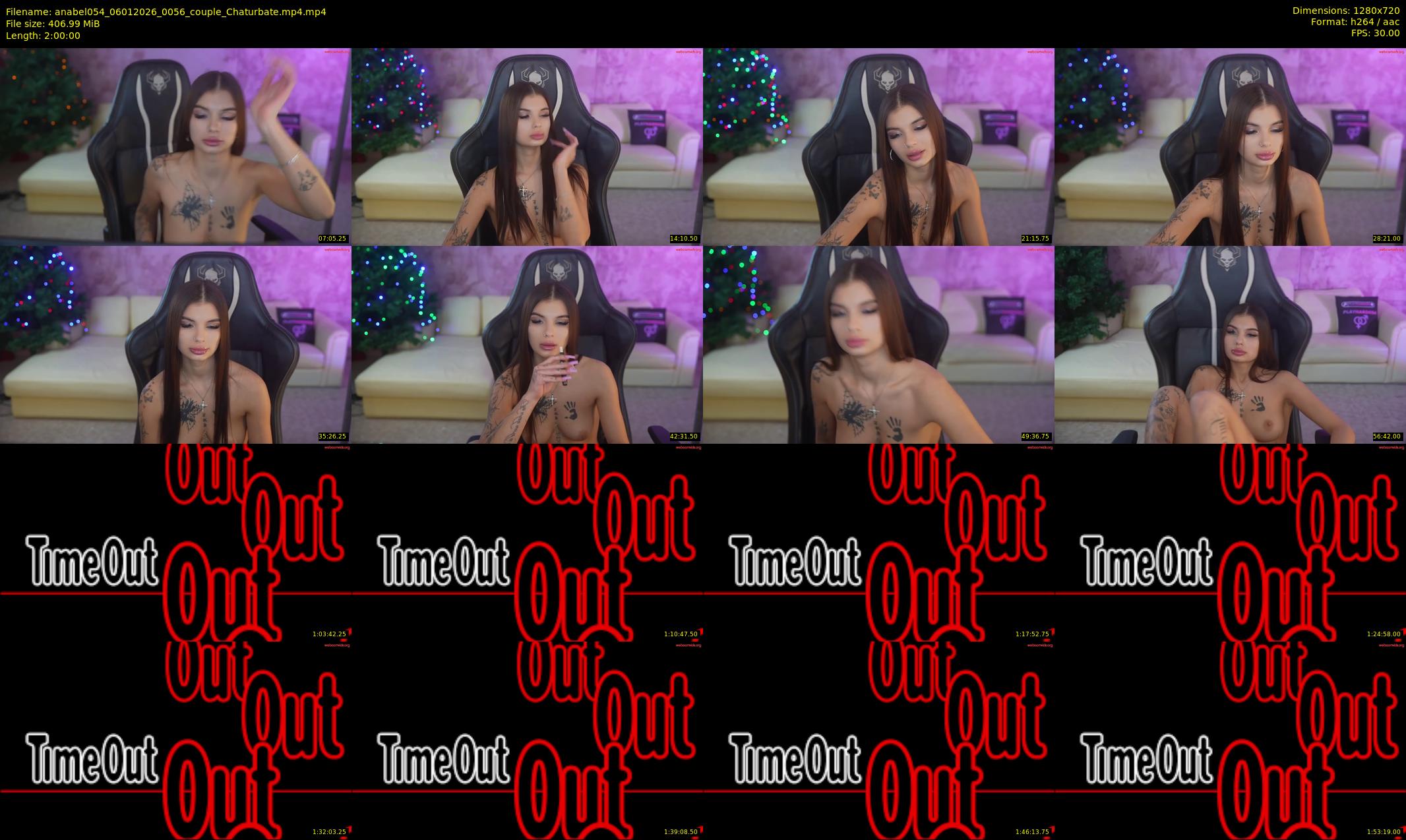 anabel054 — 120 minute Chaturbate female cam show recording, 720p, Jan 6, 2026