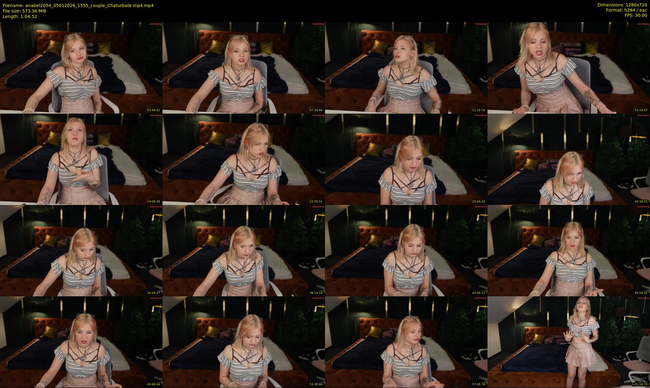anabel2054 — 65 minute Chaturbate female cam show recording, 720p, Jan 5, 2026