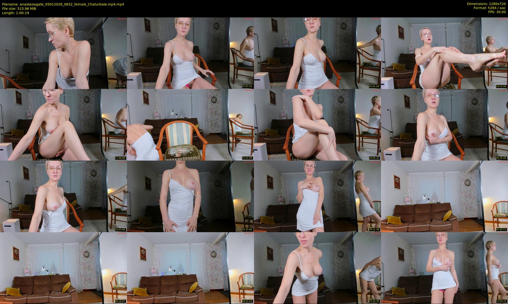 anastasiagate — 61 minute Chaturbate female cam show recording, 720p, Jan 5, 2026