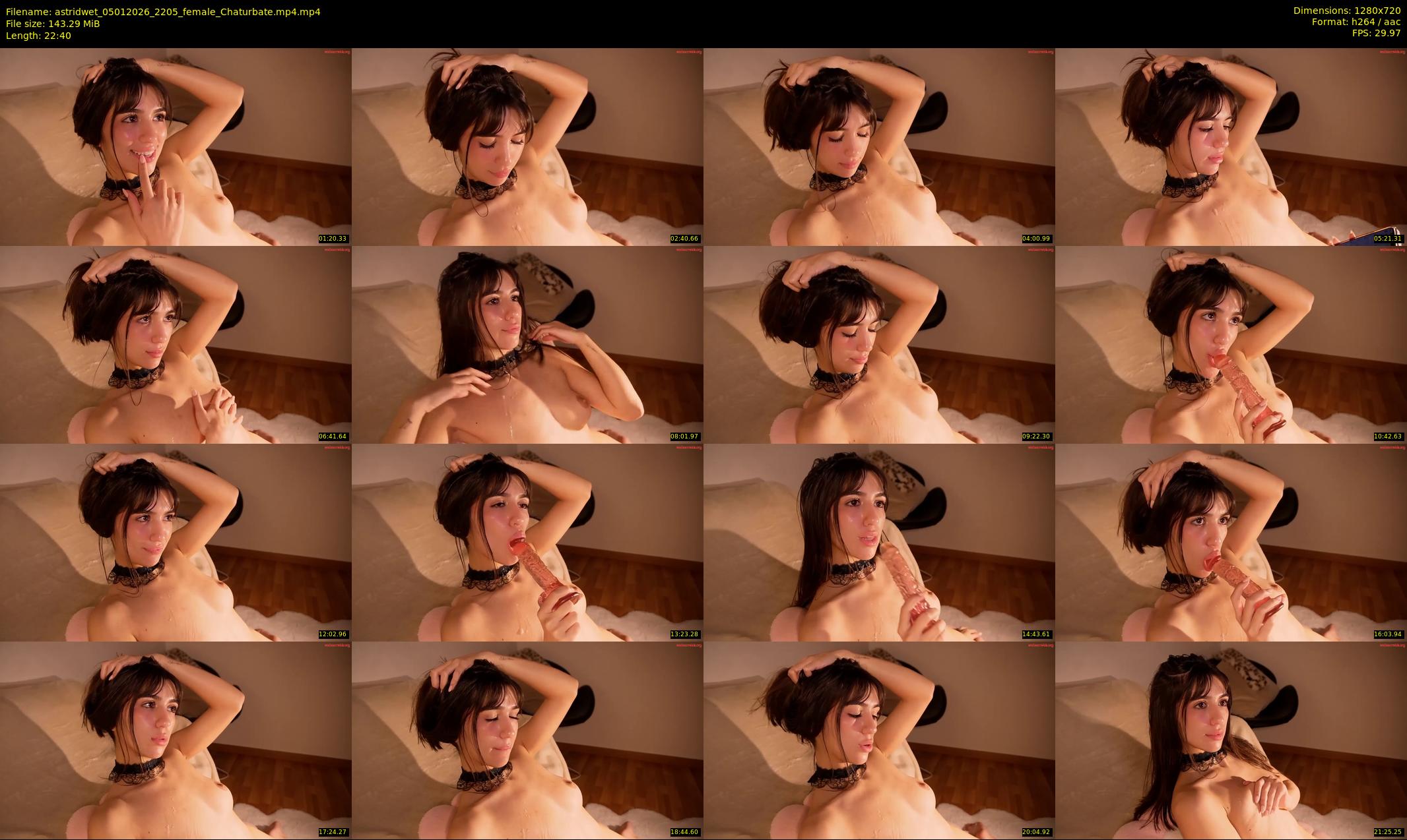 astridwet — 23 minute Chaturbate female cam show recording, 720p, Jan 5, 2026