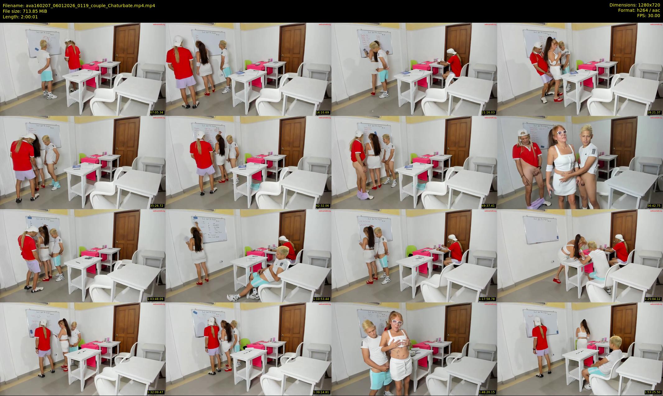 ava160207 — 121 minute Chaturbate couple cam show recording, 720p, Jan 6, 2026
