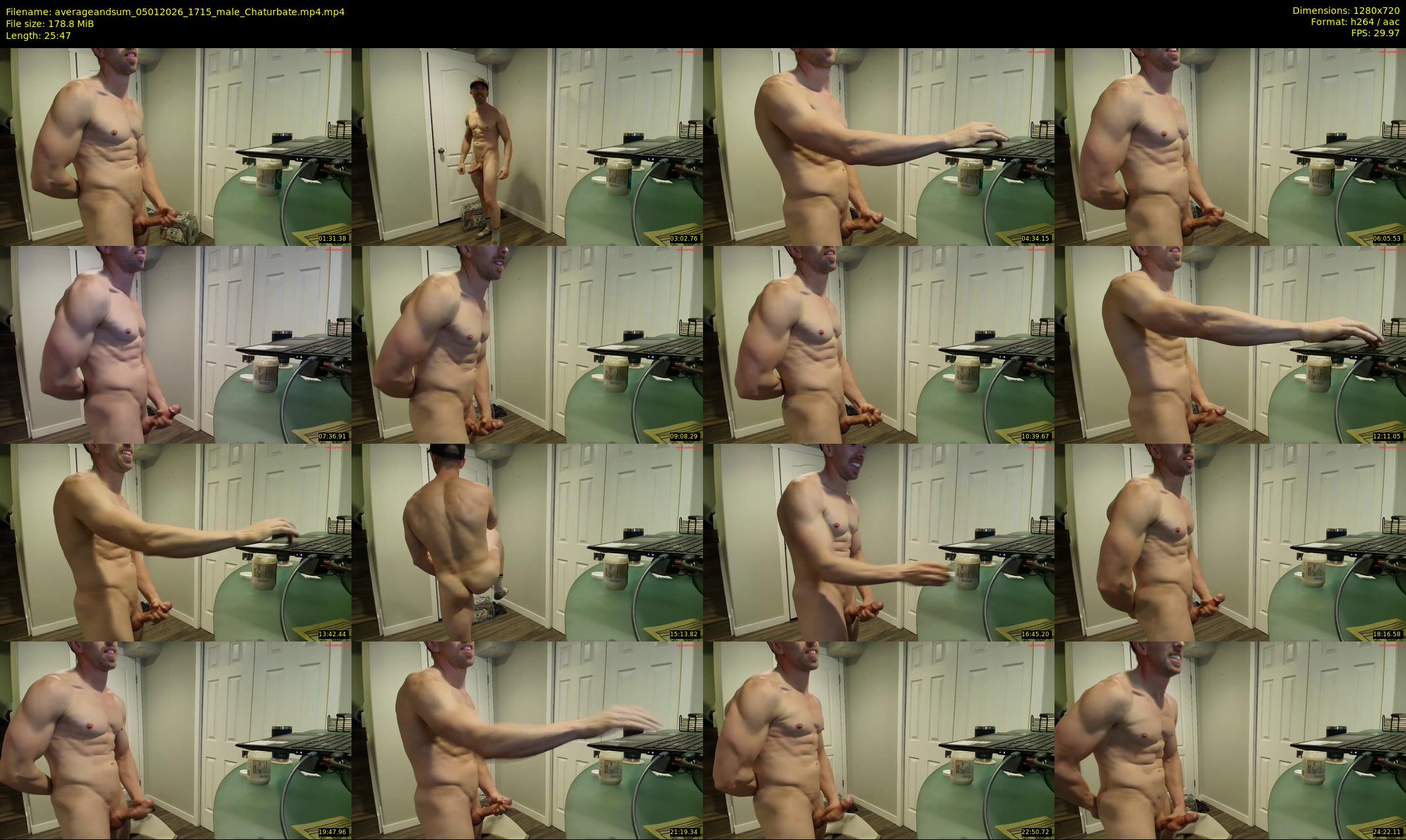 averageandsum — 26 minute Chaturbate male cam show recording, 720p, Jan 5, 2026