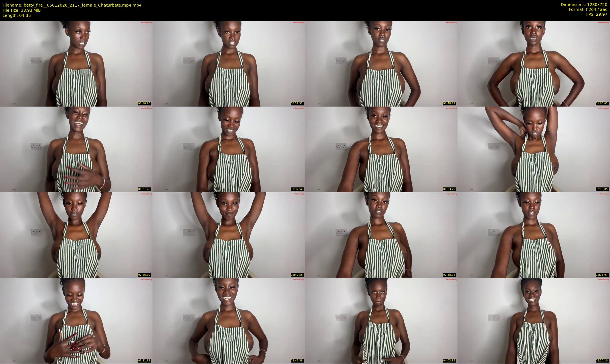 betty_fire_ — 5 minute Chaturbate female cam show recording, 720p, Jan 5, 2026