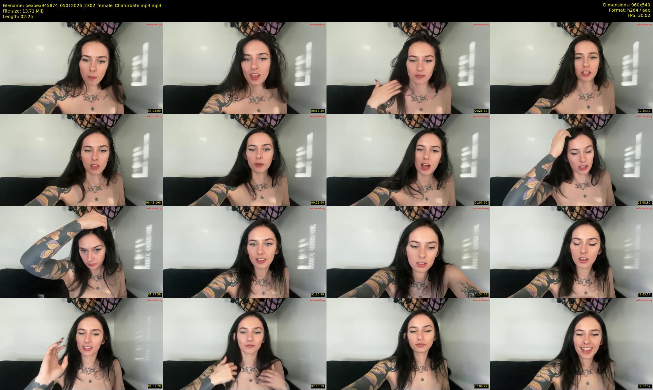 bexbex945874 — 3 minute Chaturbate female cam show recording, 480p, Jan 5, 2026