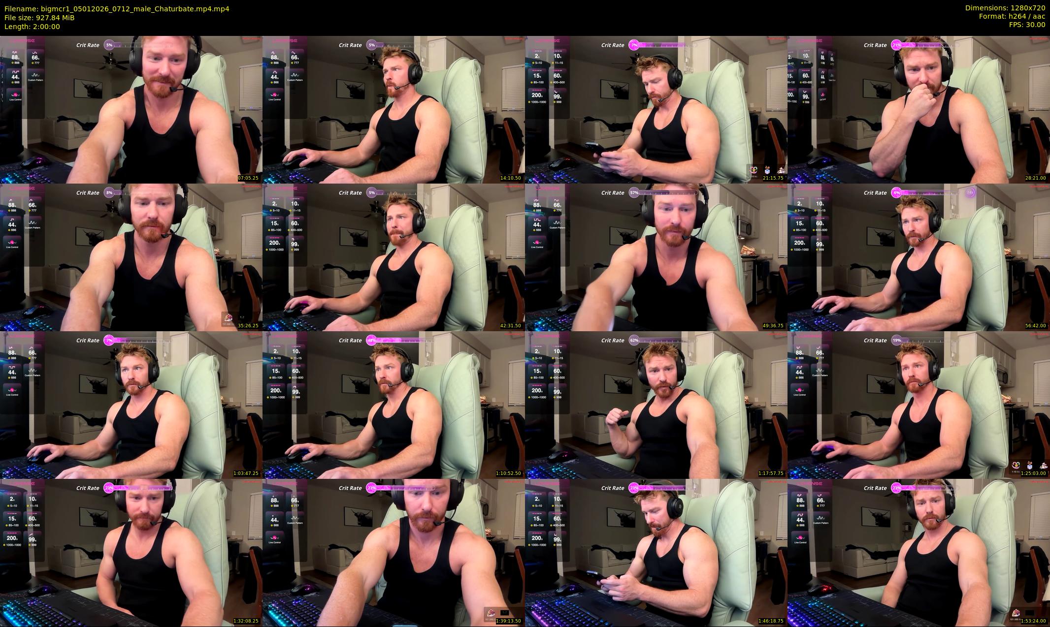 bigmcr1 — 120 minute Chaturbate male cam show recording, 720p, Jan 5, 2026