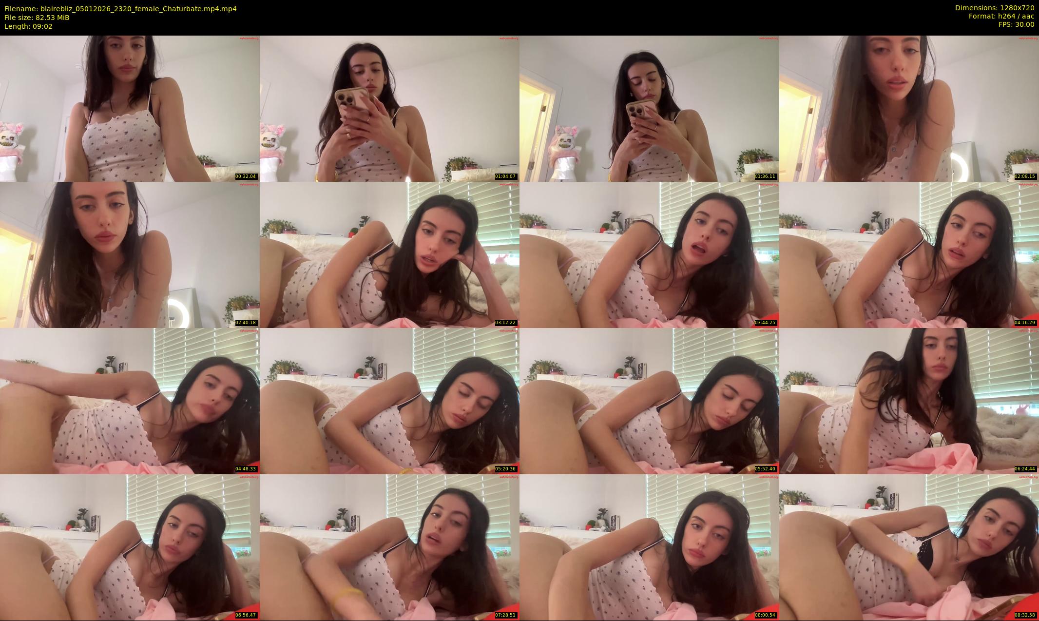 blairebliz — 10 minute Chaturbate female cam show recording, 720p, Jan 5, 2026