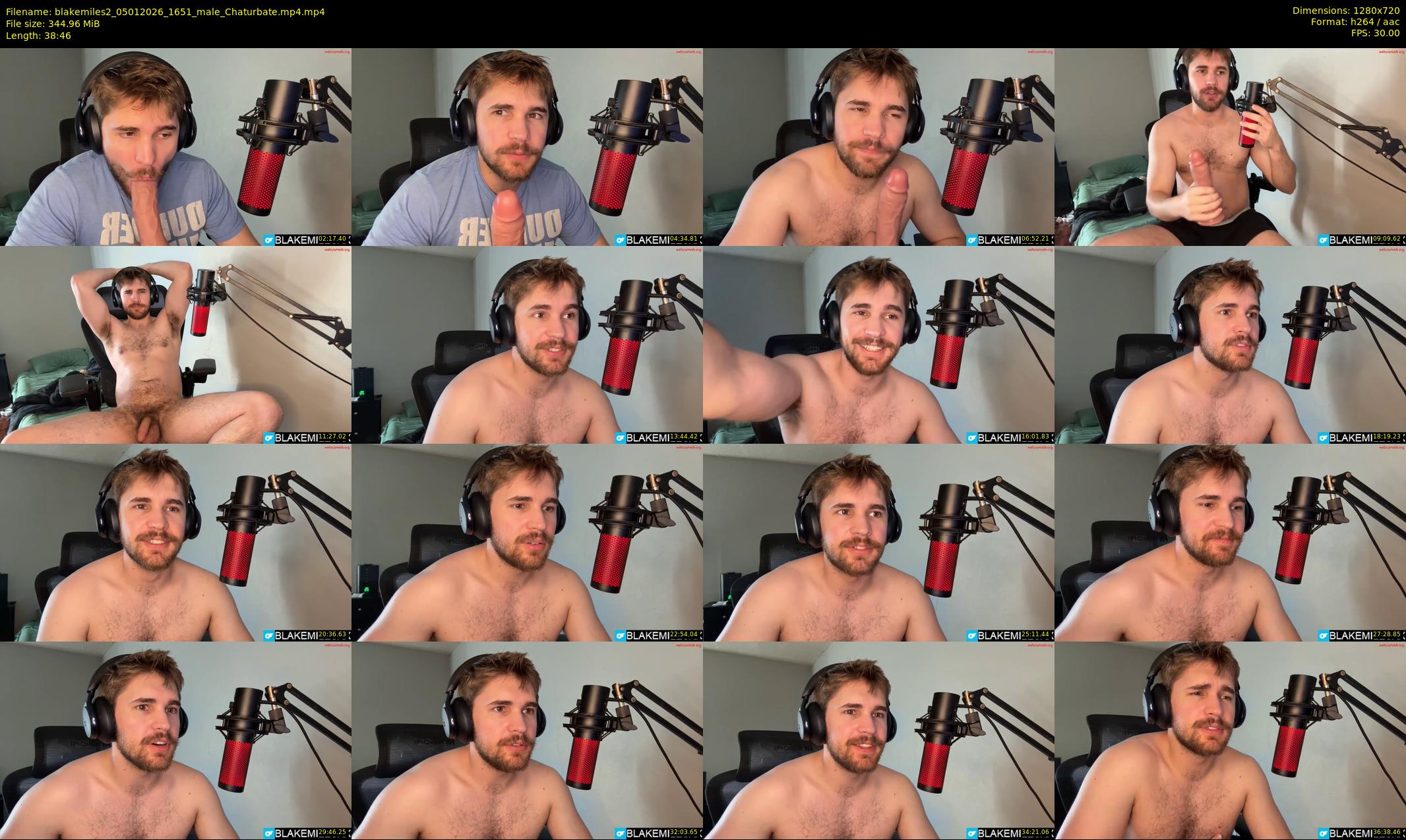 blakemiles2 — 39 minute Chaturbate male cam show recording, 720p, Jan 5, 2026