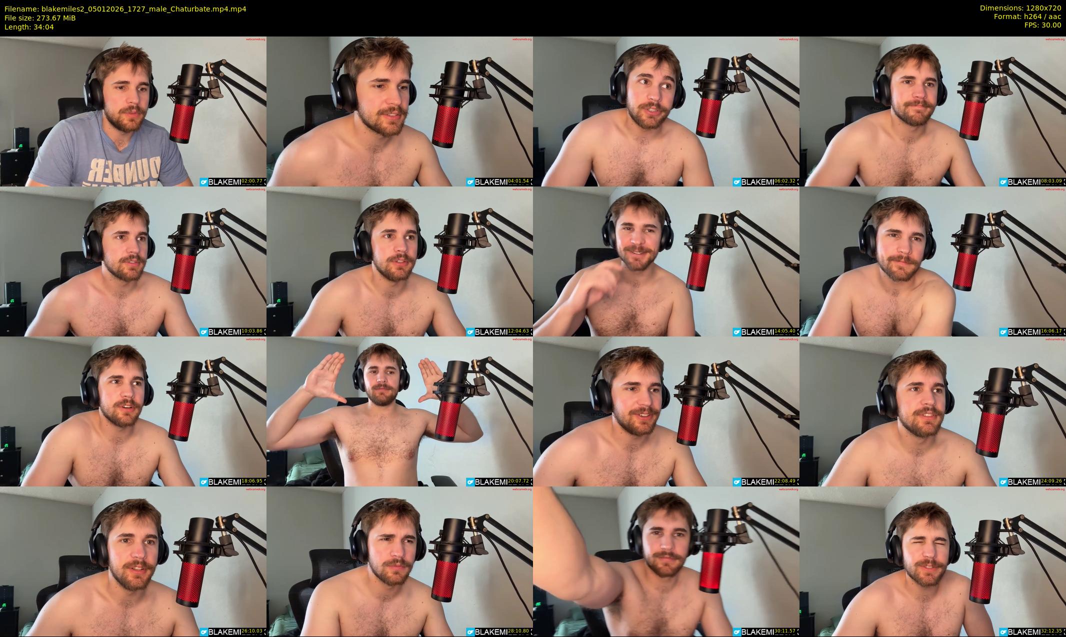blakemiles2 — 35 minute Chaturbate male cam show recording, 720p, Jan 5, 2026