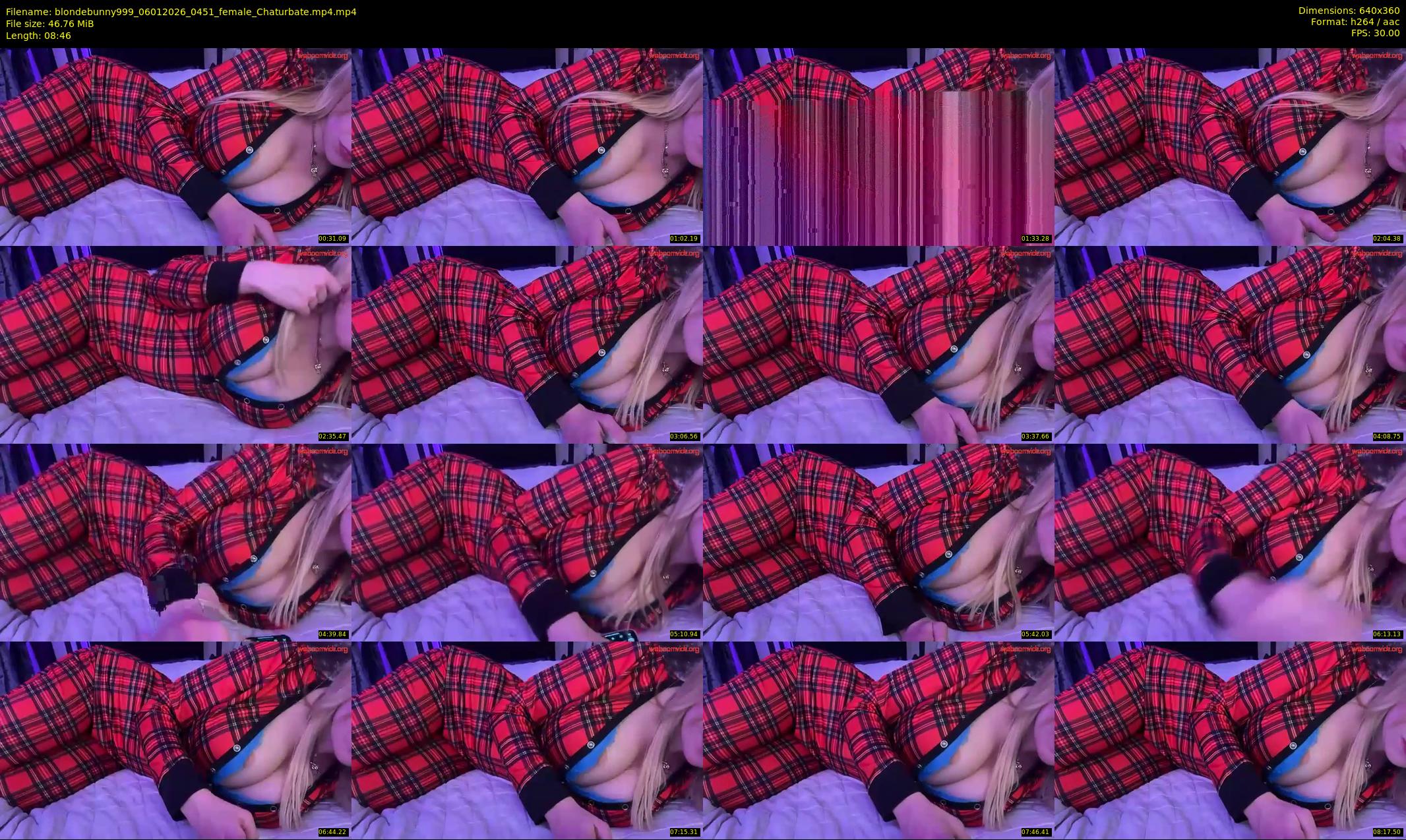 blondebunny999 — 9 minute Chaturbate female cam show recording, 360p, Jan 6, 2026