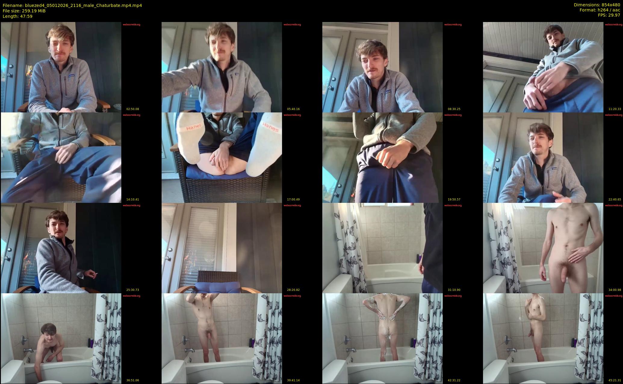 bluezed4 — 48 minute Chaturbate male cam show recording, 480p, Jan 5, 2026