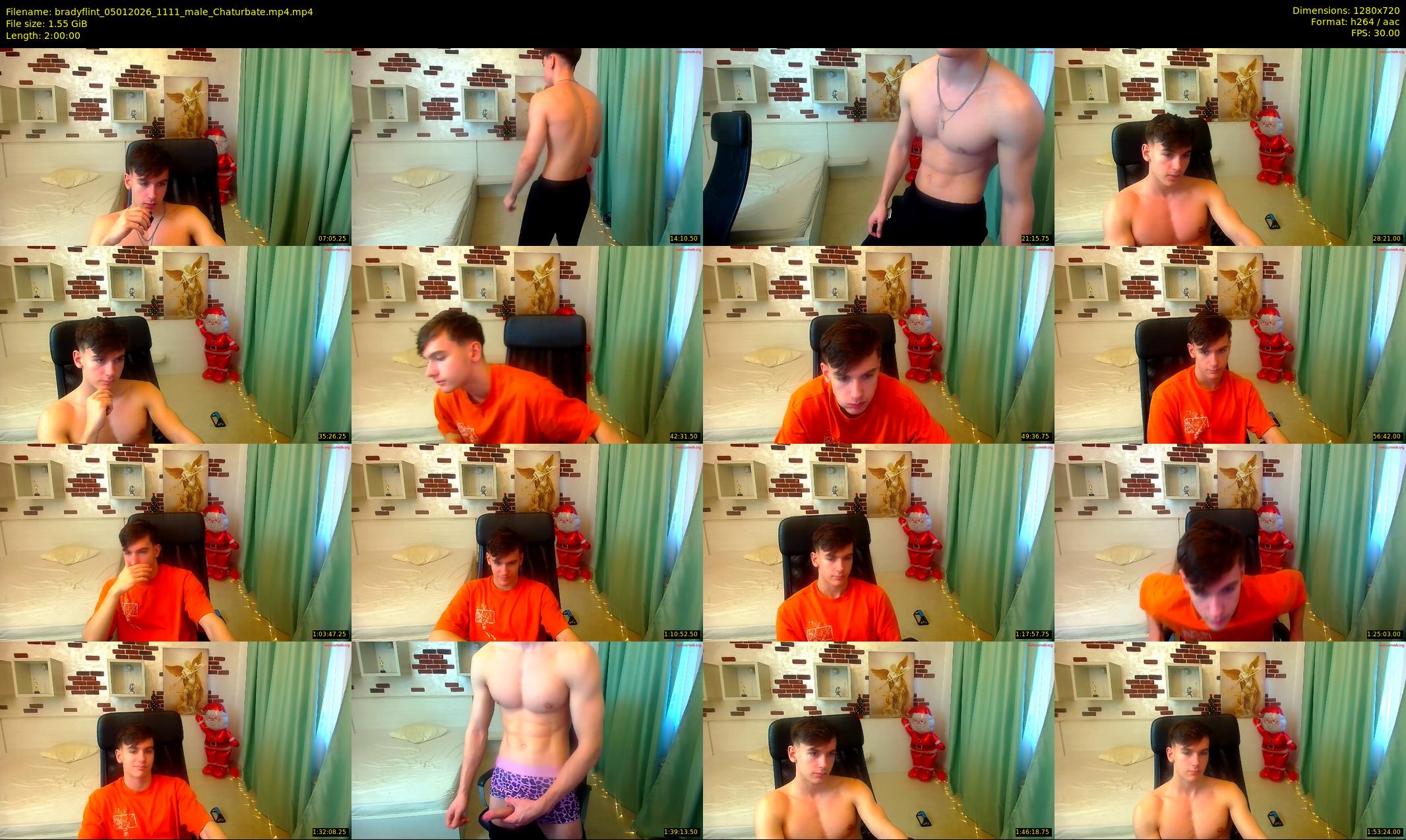 bradyflint — 120 minute Chaturbate male cam show recording, 720p, Jan 5, 2026