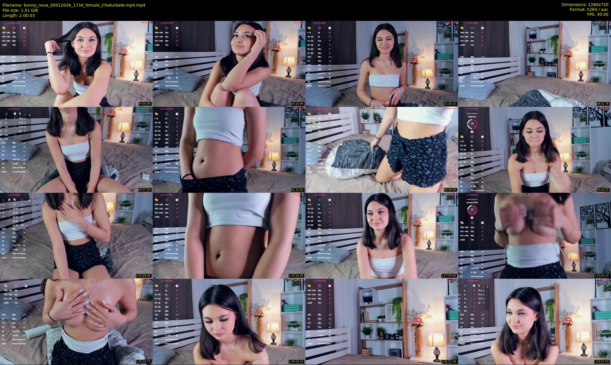 bunny_nova — 121 minute Chaturbate female cam show recording, 720p, Jan 5, 2026