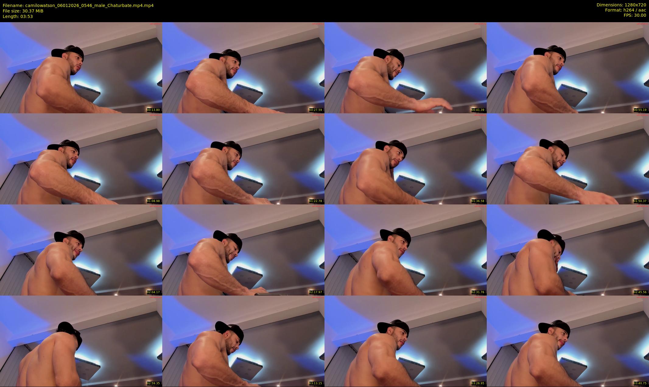 camilowatson — 4 minute Chaturbate male cam show recording, 720p, Jan 6, 2026