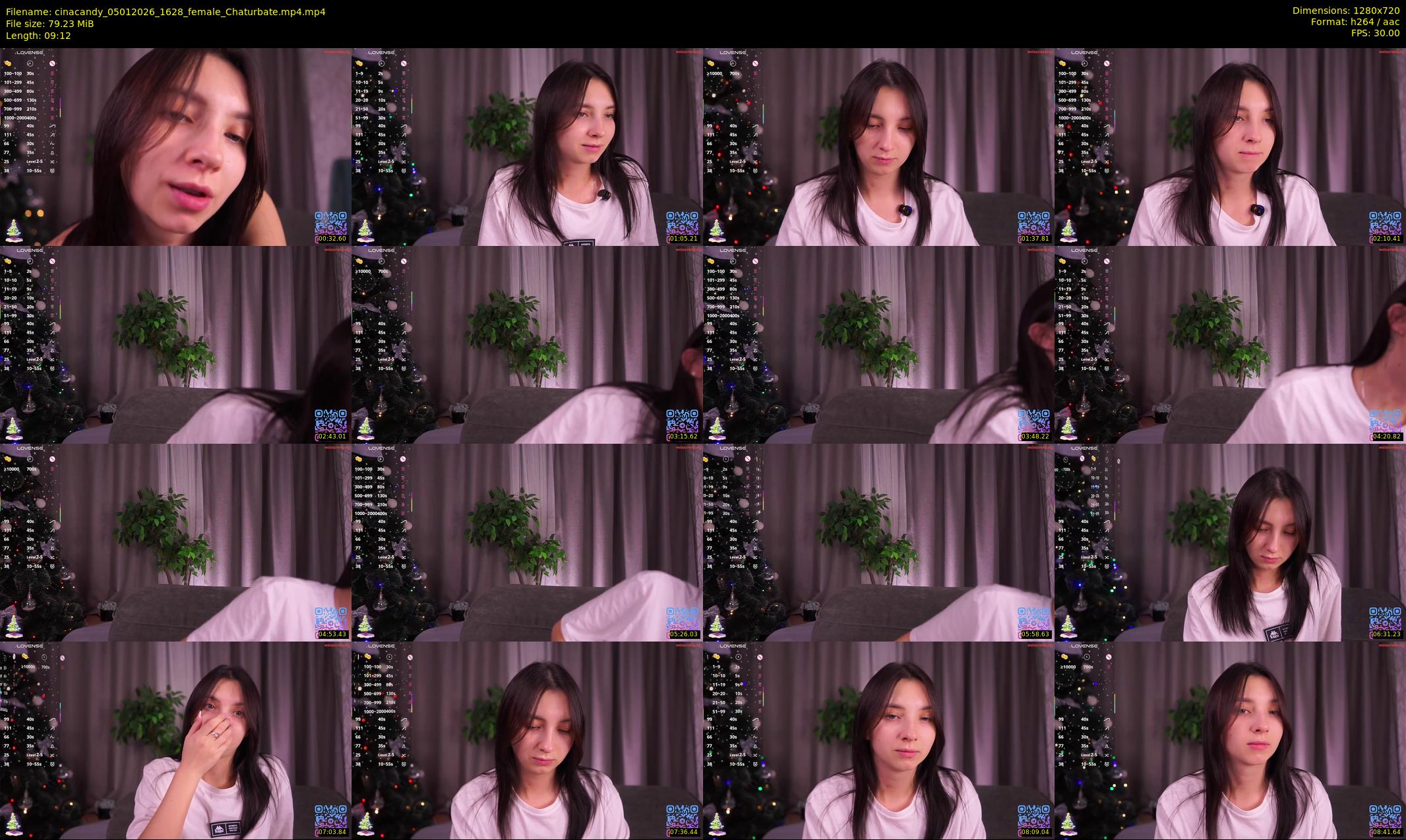 cinacandy — 10 minute Chaturbate female cam show recording, 720p, Jan 5, 2026