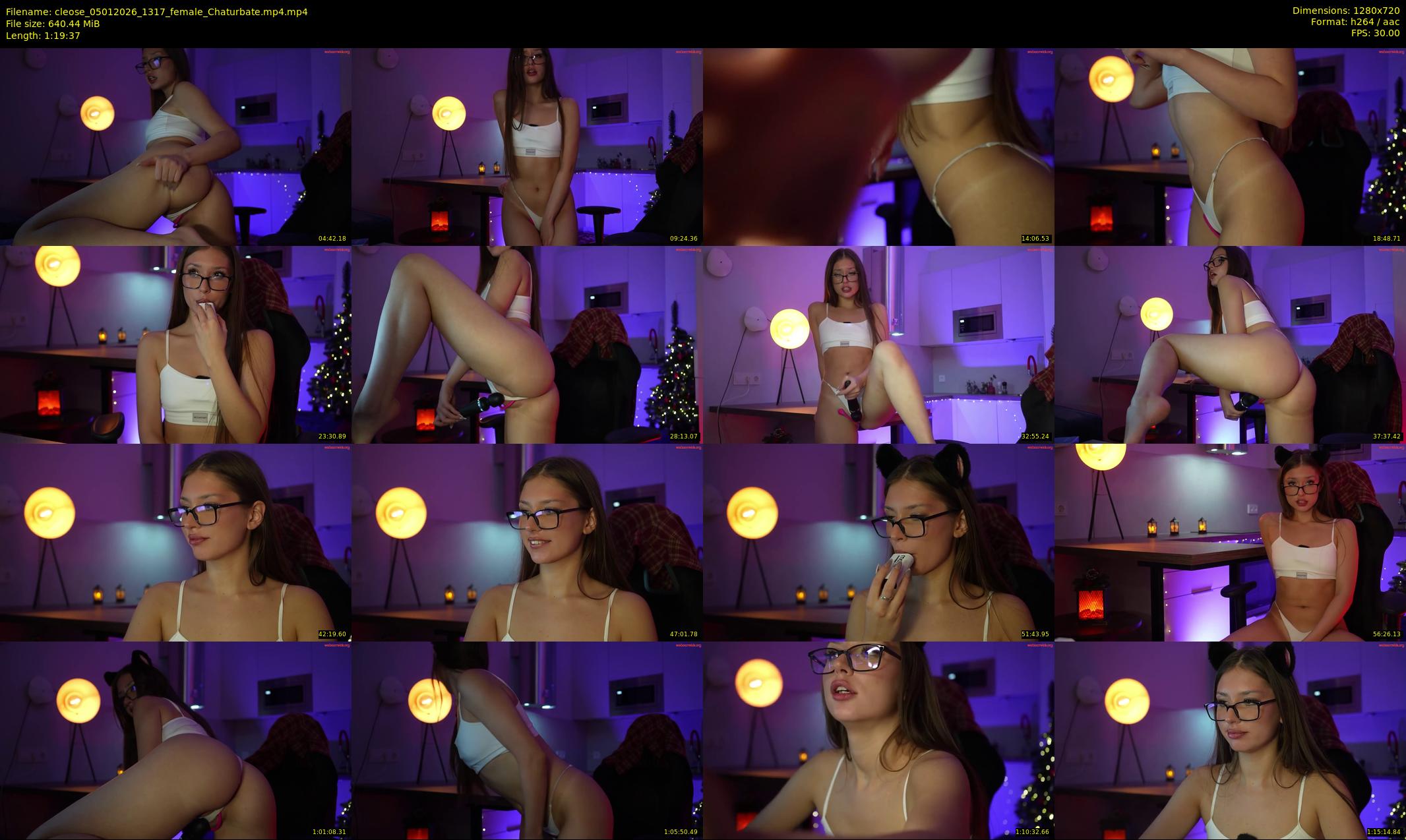 cleose — 80 minute Chaturbate female cam show recording, 720p, Jan 5, 2026