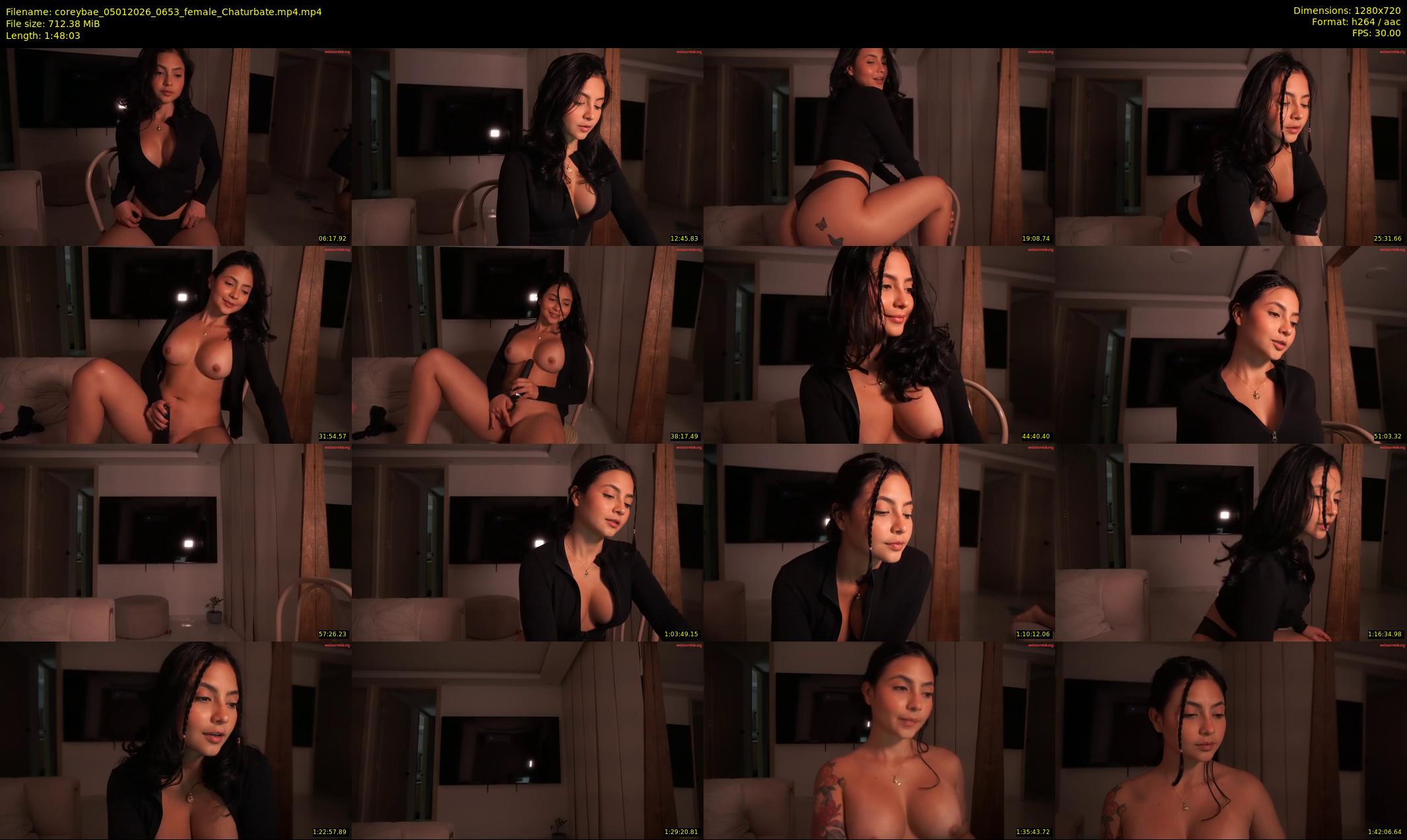 coreybae — 109 minute Chaturbate female cam show recording, 720p, Jan 5, 2026