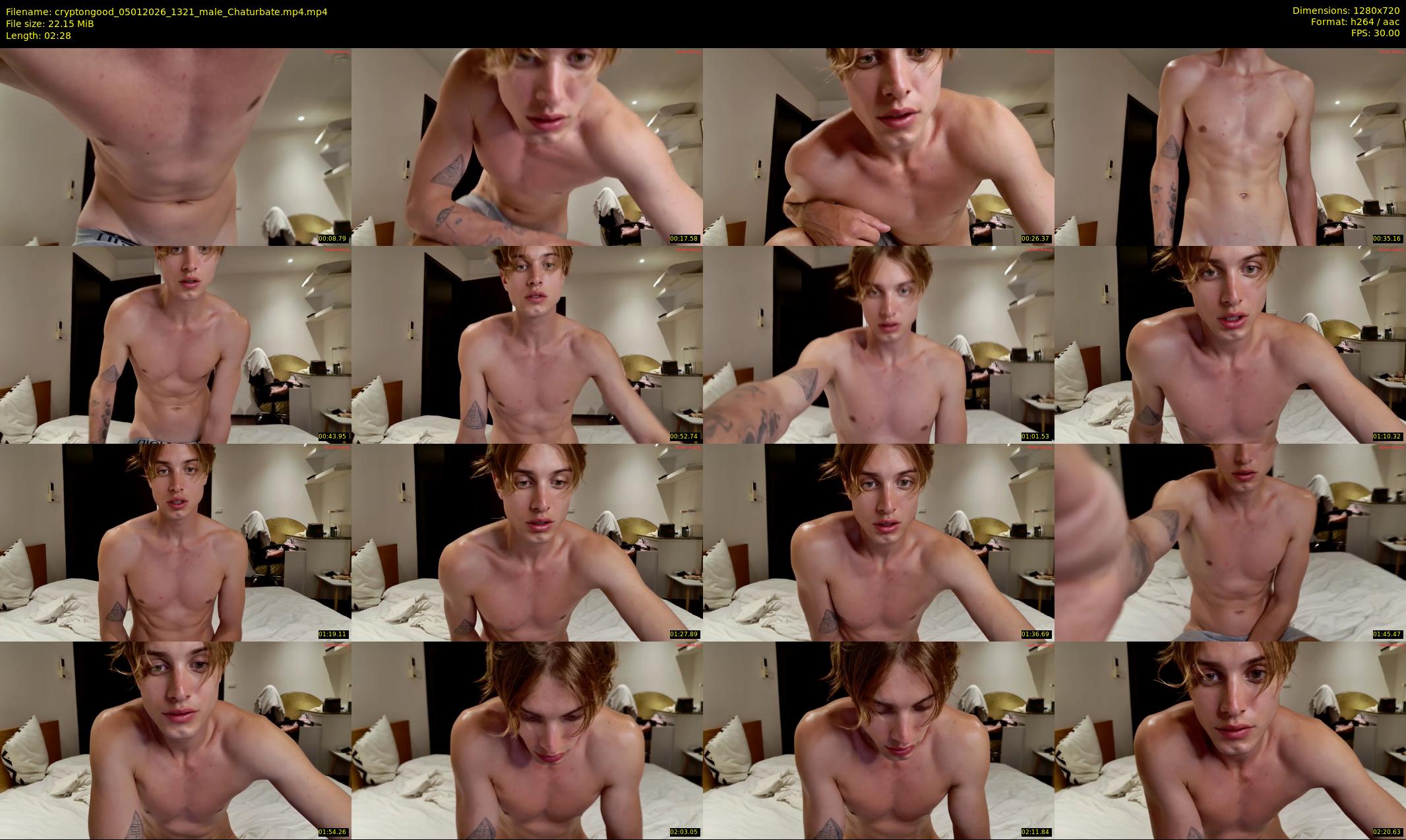 cryptongood — 3 minute Chaturbate male cam show recording, 720p, Jan 5, 2026