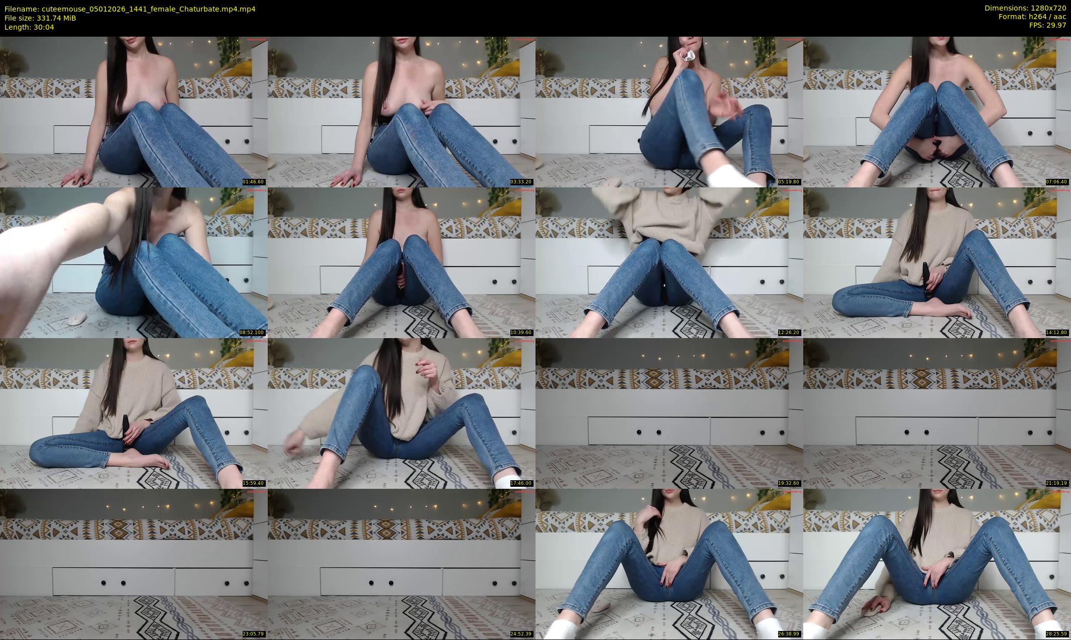 cuteemouse — 31 minute Chaturbate female cam show recording, 720p, Jan 5, 2026