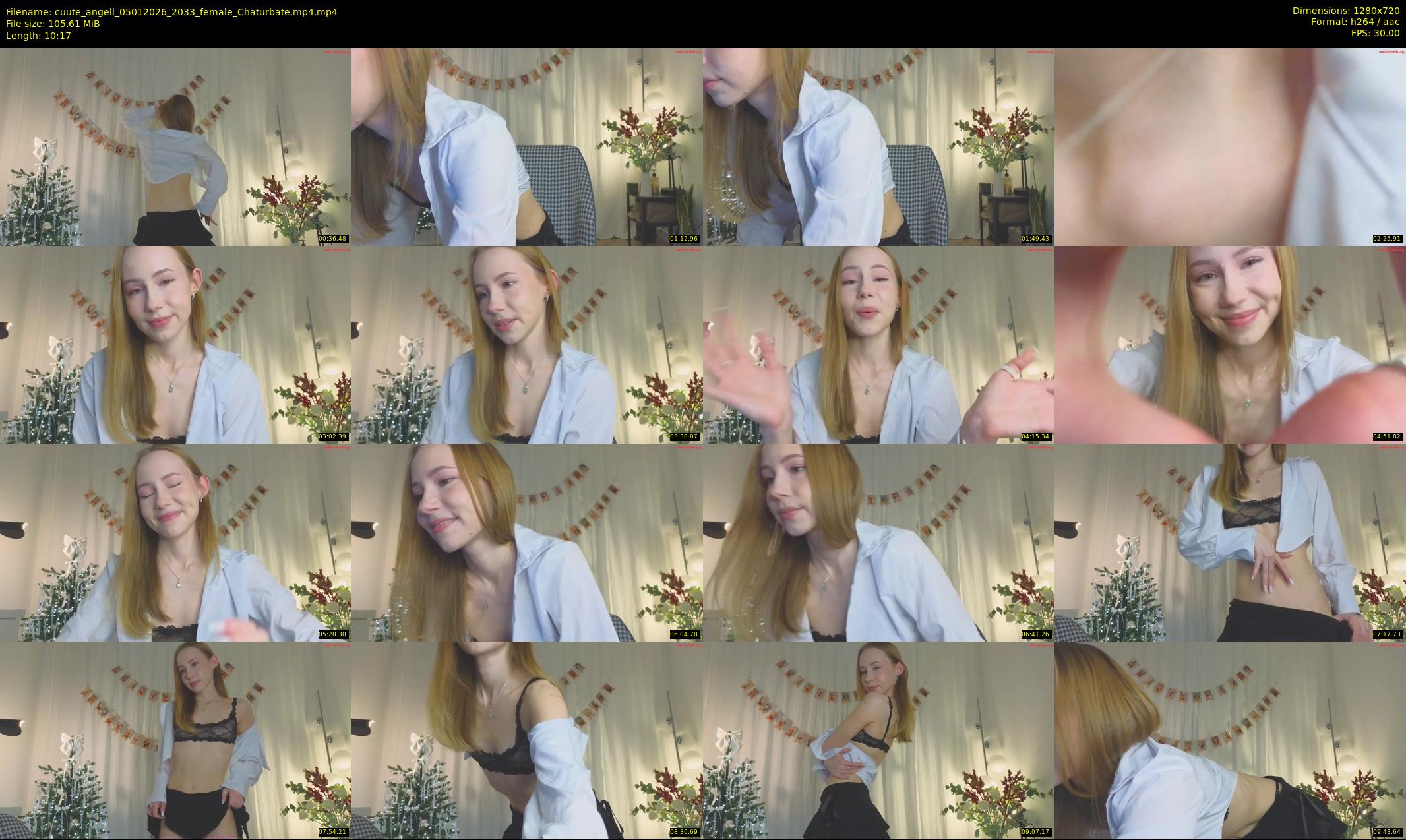 cuute_angell — 11 minute Chaturbate female cam show recording, 720p, Jan 5, 2026