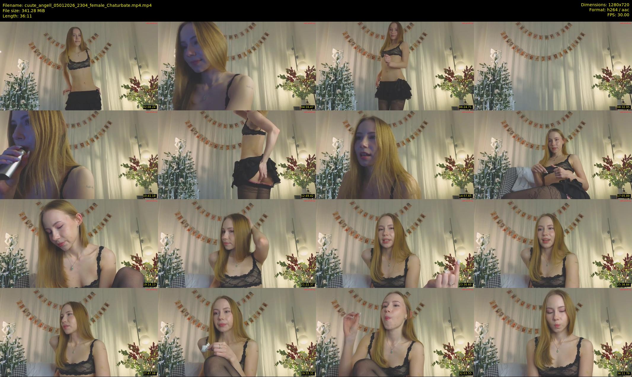 cuute_angell — 37 minute Chaturbate female cam show recording, 720p, Jan 5, 2026