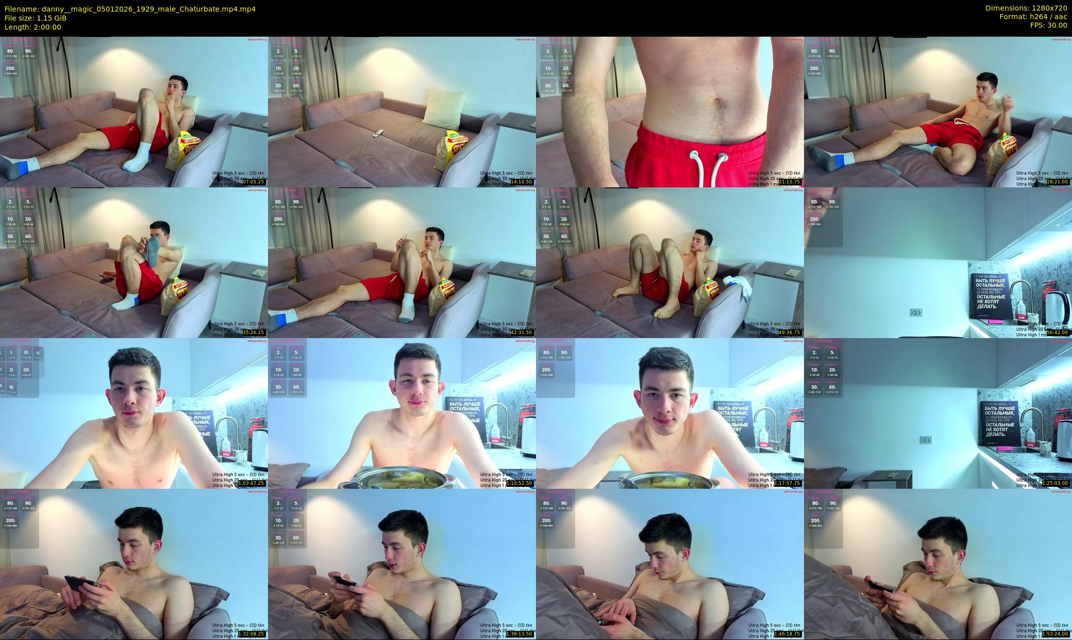 danny__magic — 120 minute Chaturbate male cam show recording, 720p, Jan 5, 2026