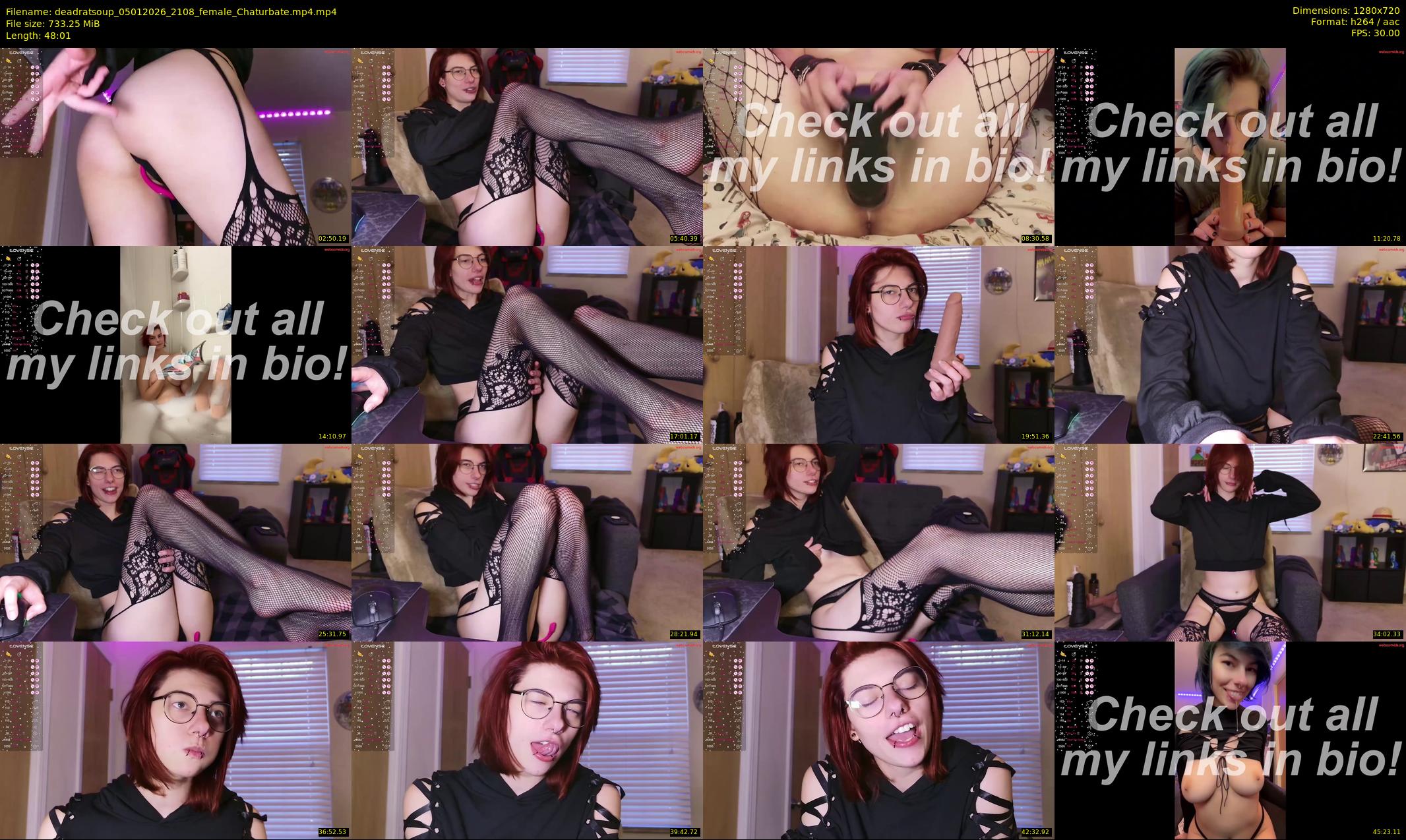 deadratsoup — 49 minute Chaturbate female cam show recording, 720p, Jan 5, 2026