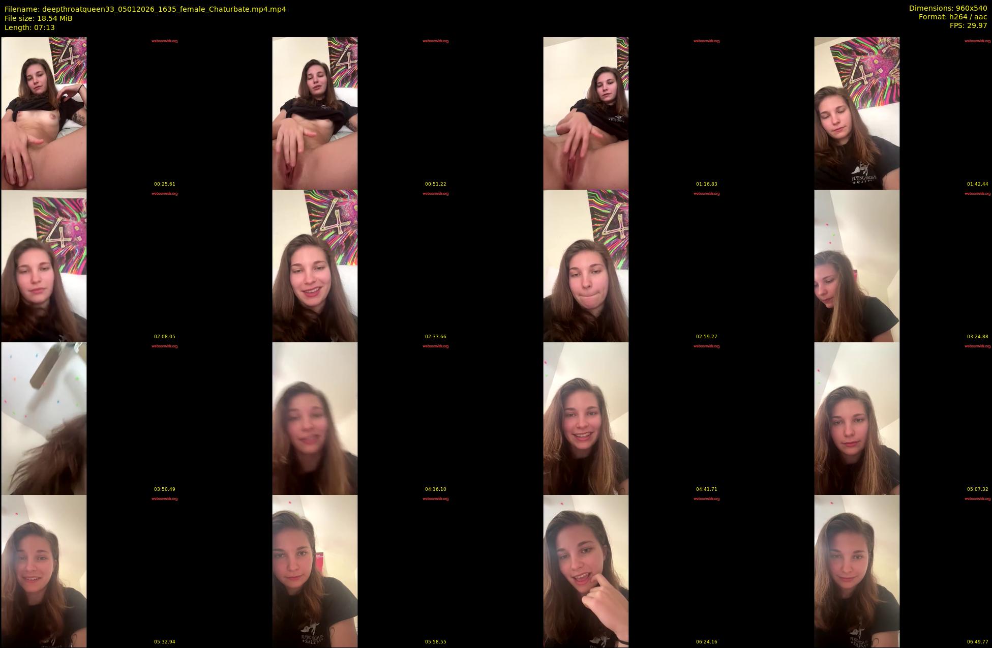 deepthroatqueen33 — 8 minute Chaturbate female cam show recording, 480p, Jan 5, 2026