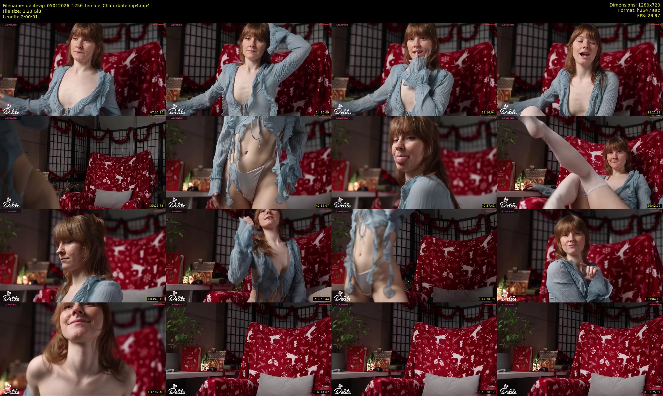 delitevip — 121 minute Chaturbate female cam show recording, 720p, Jan 5, 2026
