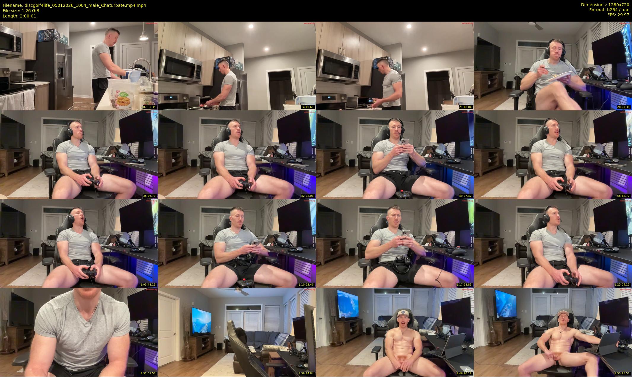 discgolf4life — 121 minute Chaturbate male cam show recording, 720p, Jan 5, 2026