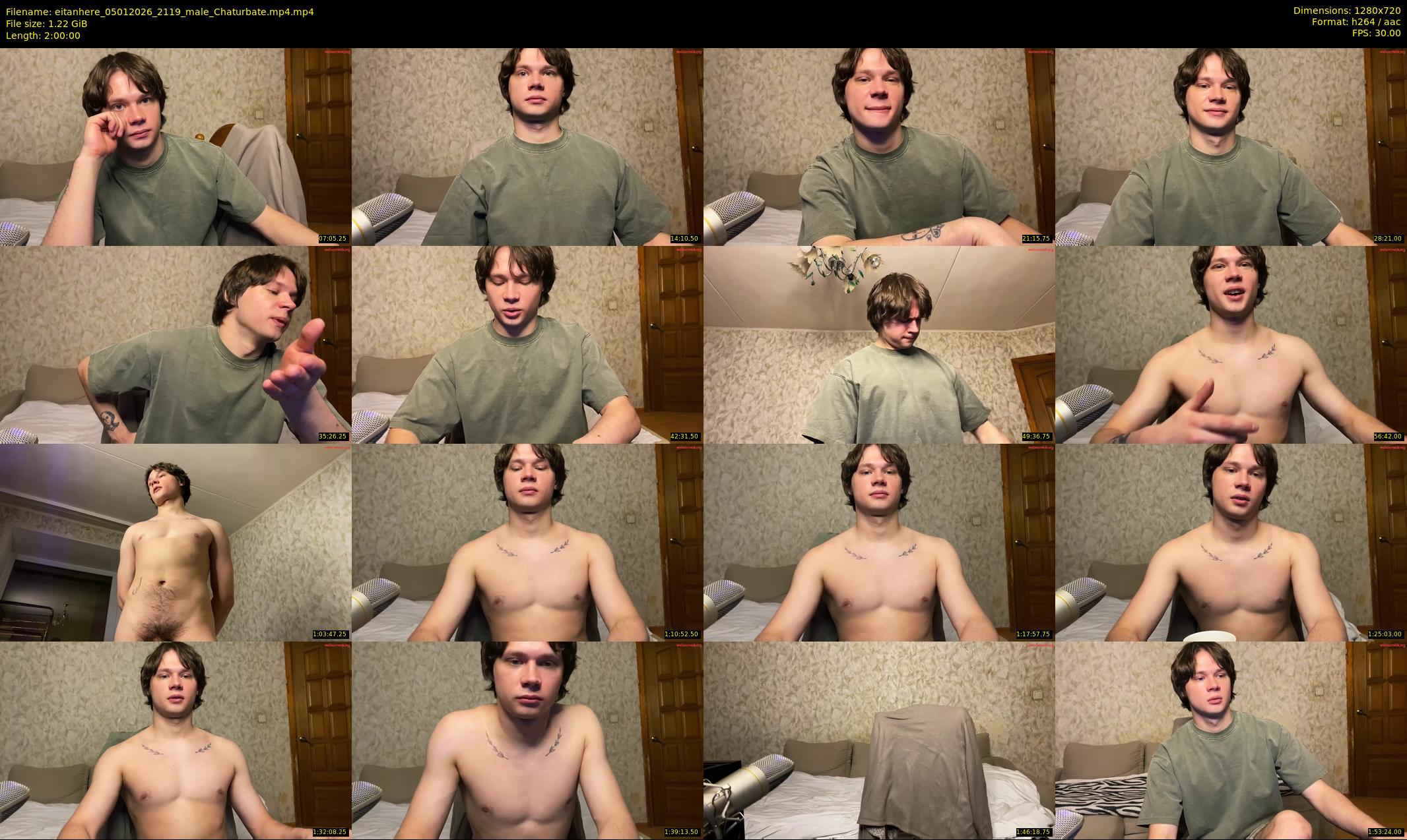 eitanhere — 120 minute Chaturbate male cam show recording, 720p, Jan 5, 2026