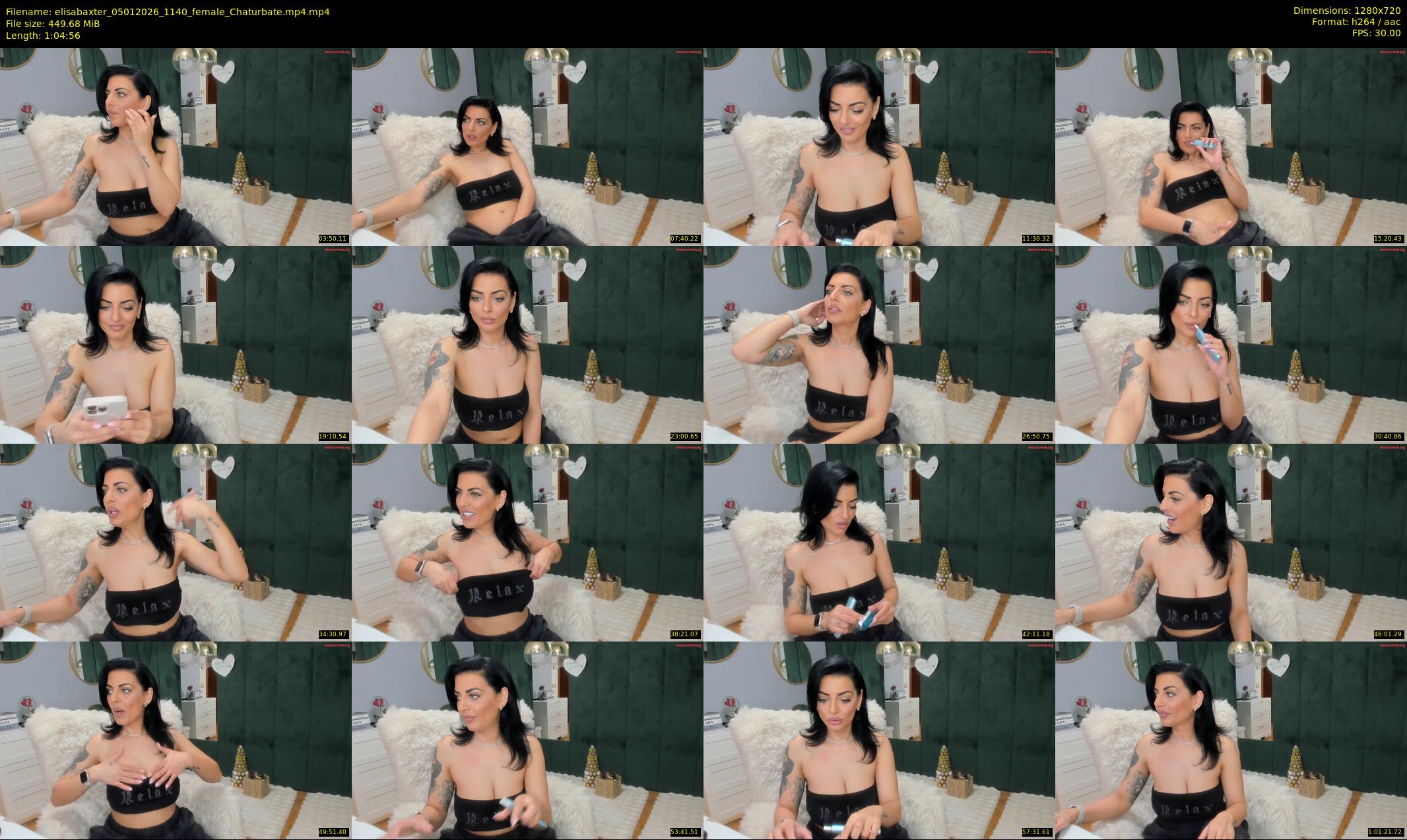 elisabaxter — 65 minute Chaturbate female cam show recording, 720p, Jan 5, 2026