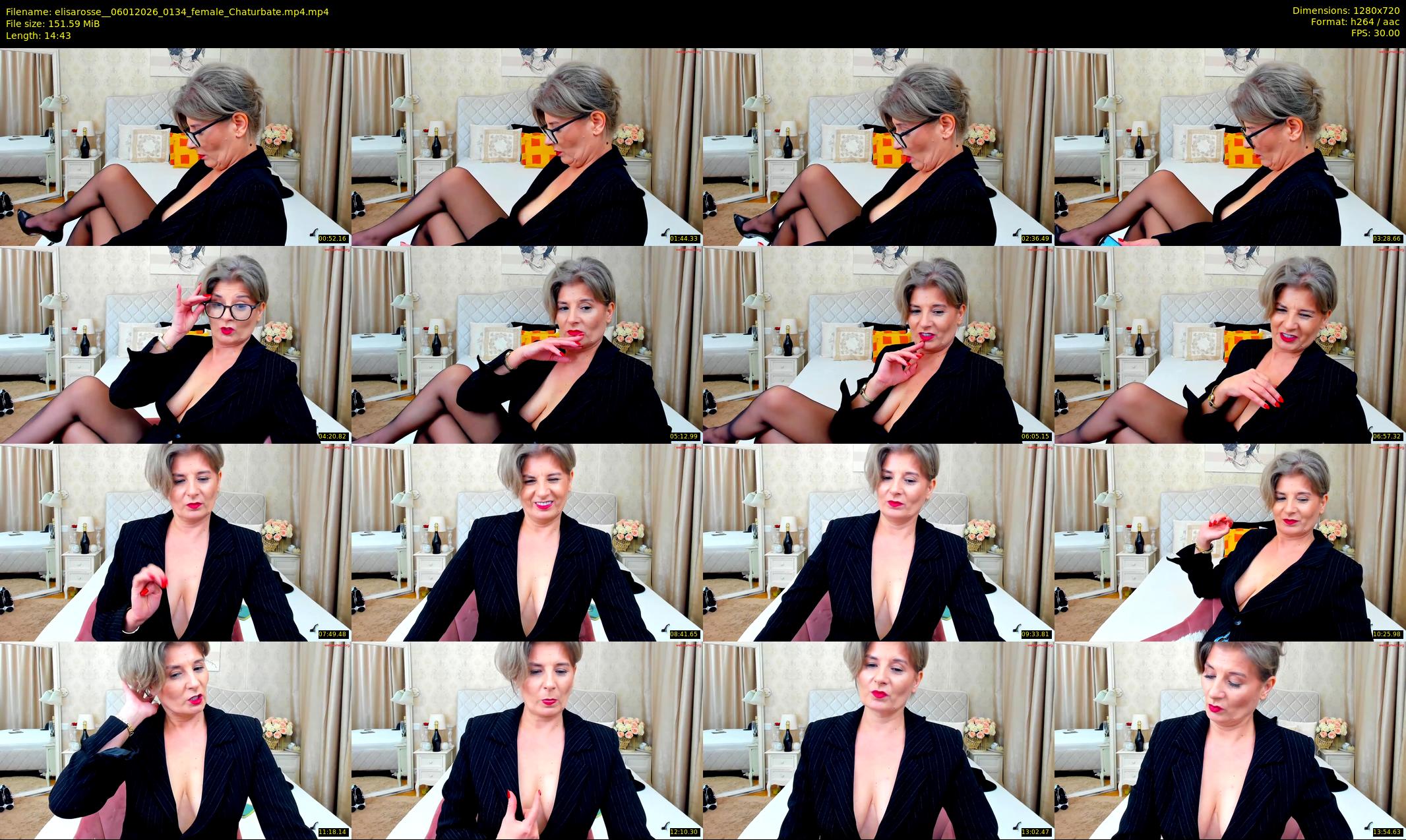 elisarosse_ — 15 minute Chaturbate female cam show recording, 720p, Jan 6, 2026