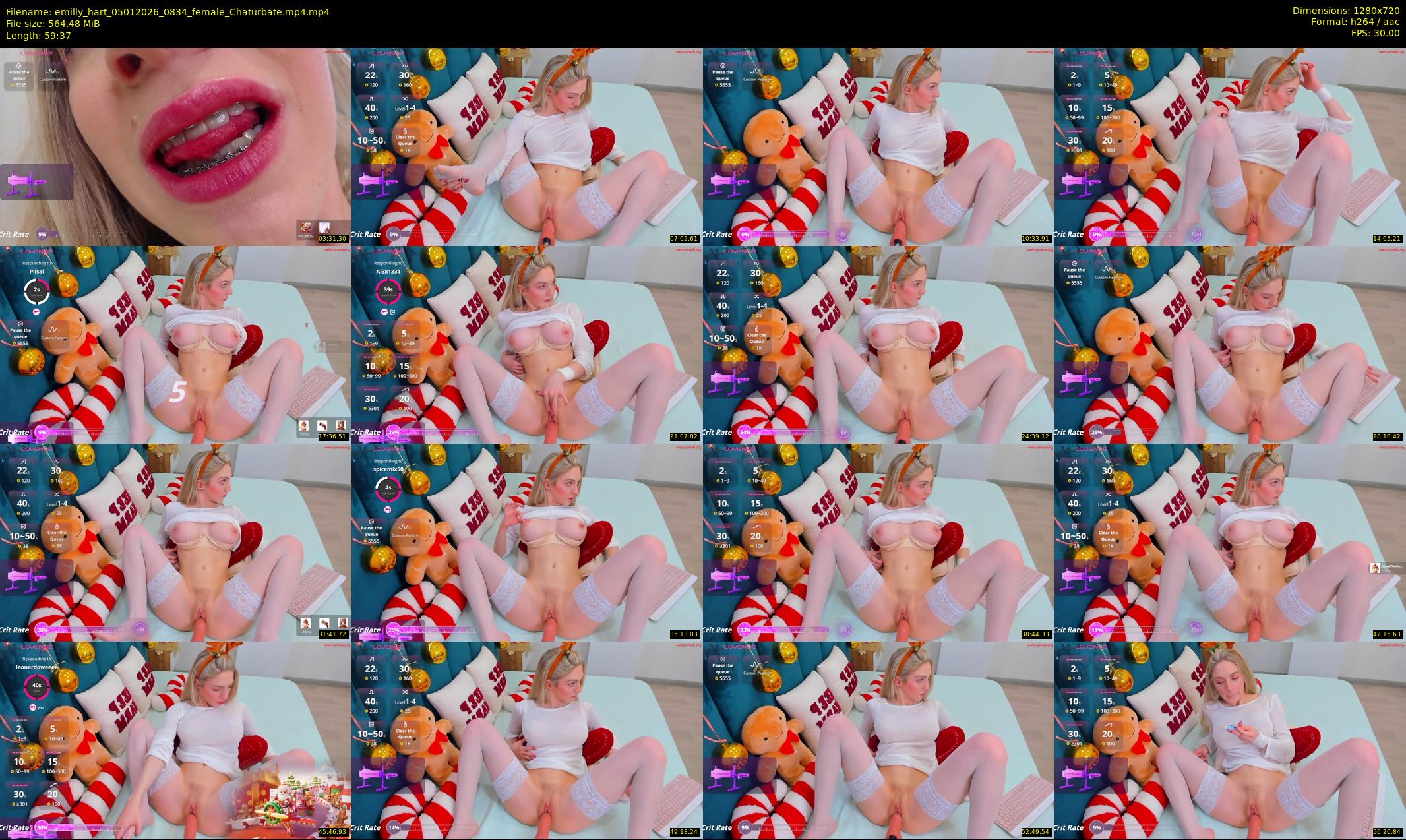 emilly_hart — 60 minute Chaturbate female cam show recording, 720p, Jan 5, 2026